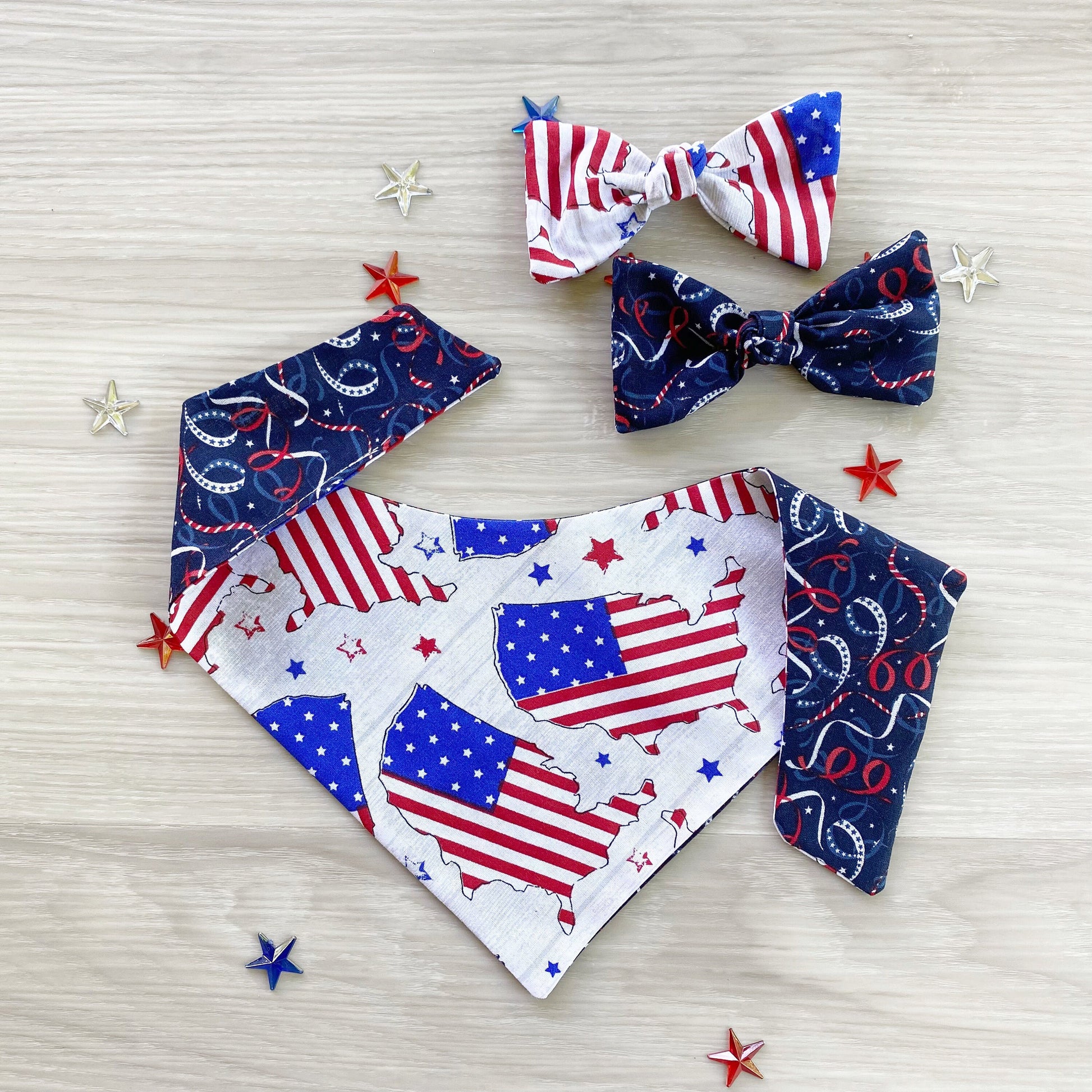 4th of July Dog Bandana, USA Patriot