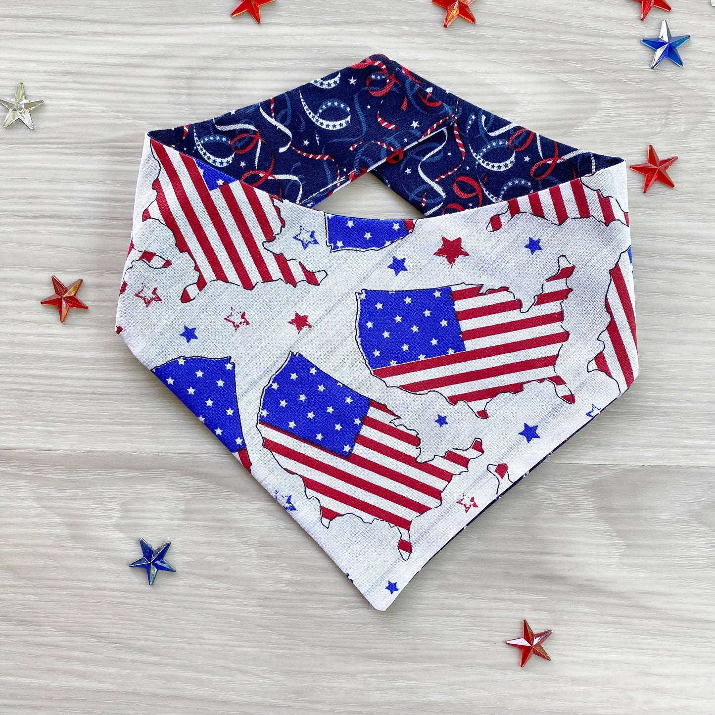 4th of July Dog Bandana, USA Patriot
