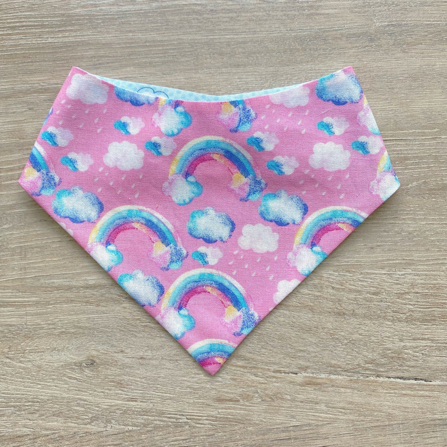 Rainbow Clouds Spring Dog bandana
