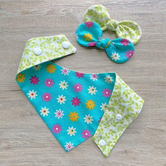 Assorted flowers Spring Dog bandana