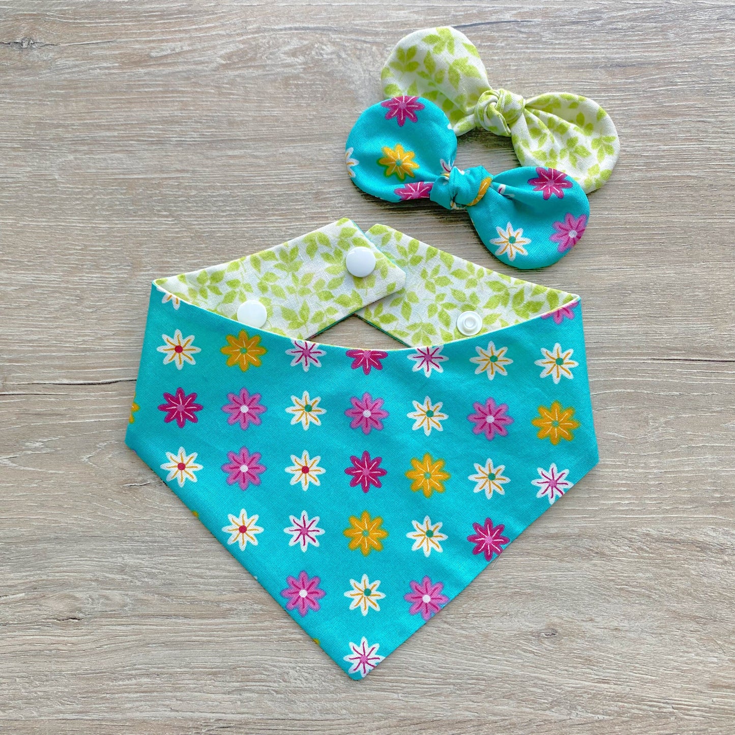Assorted flowers Spring Dog bandana