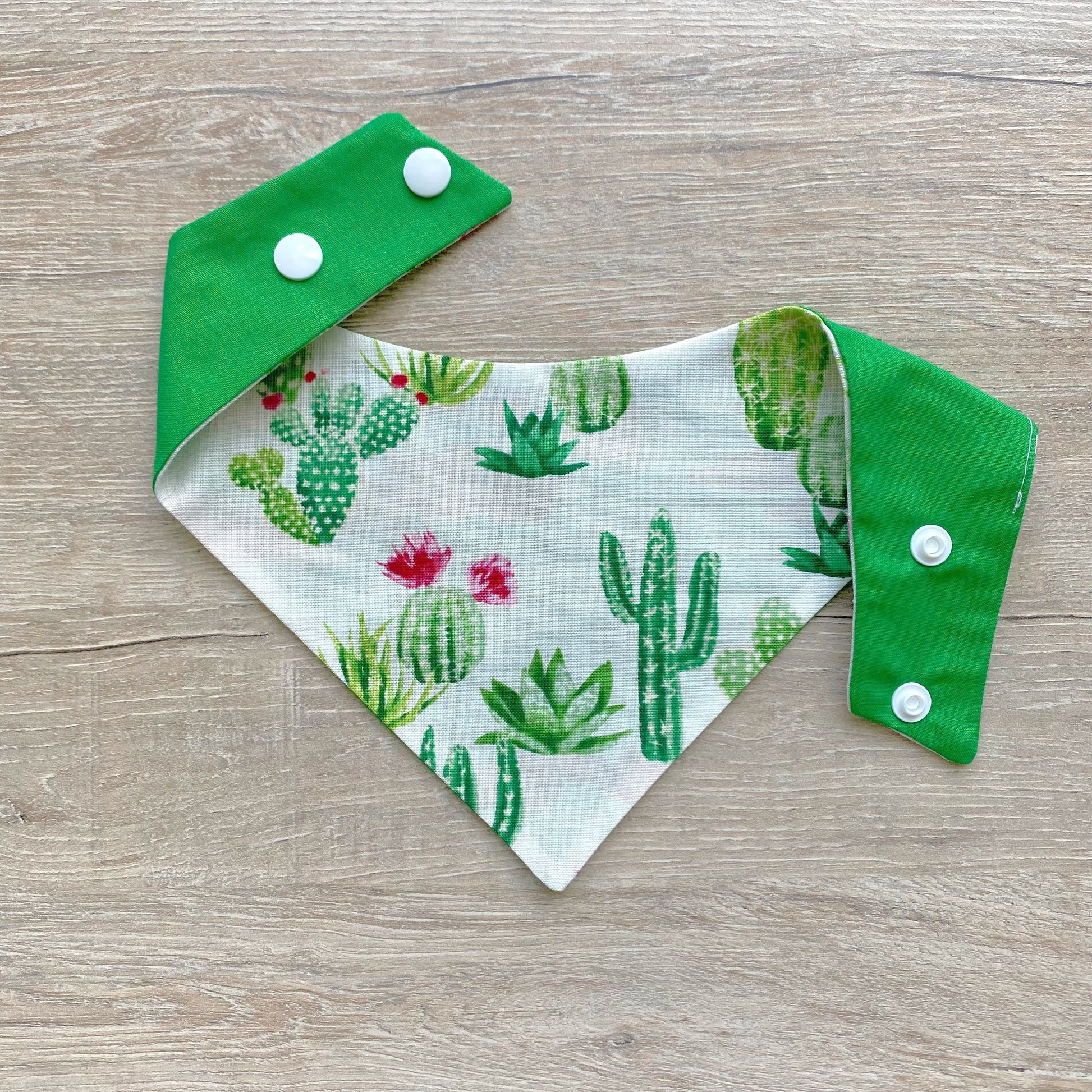 Green Cacti Dog Bandana