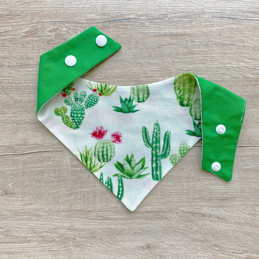 Green Cacti Dog Bandana