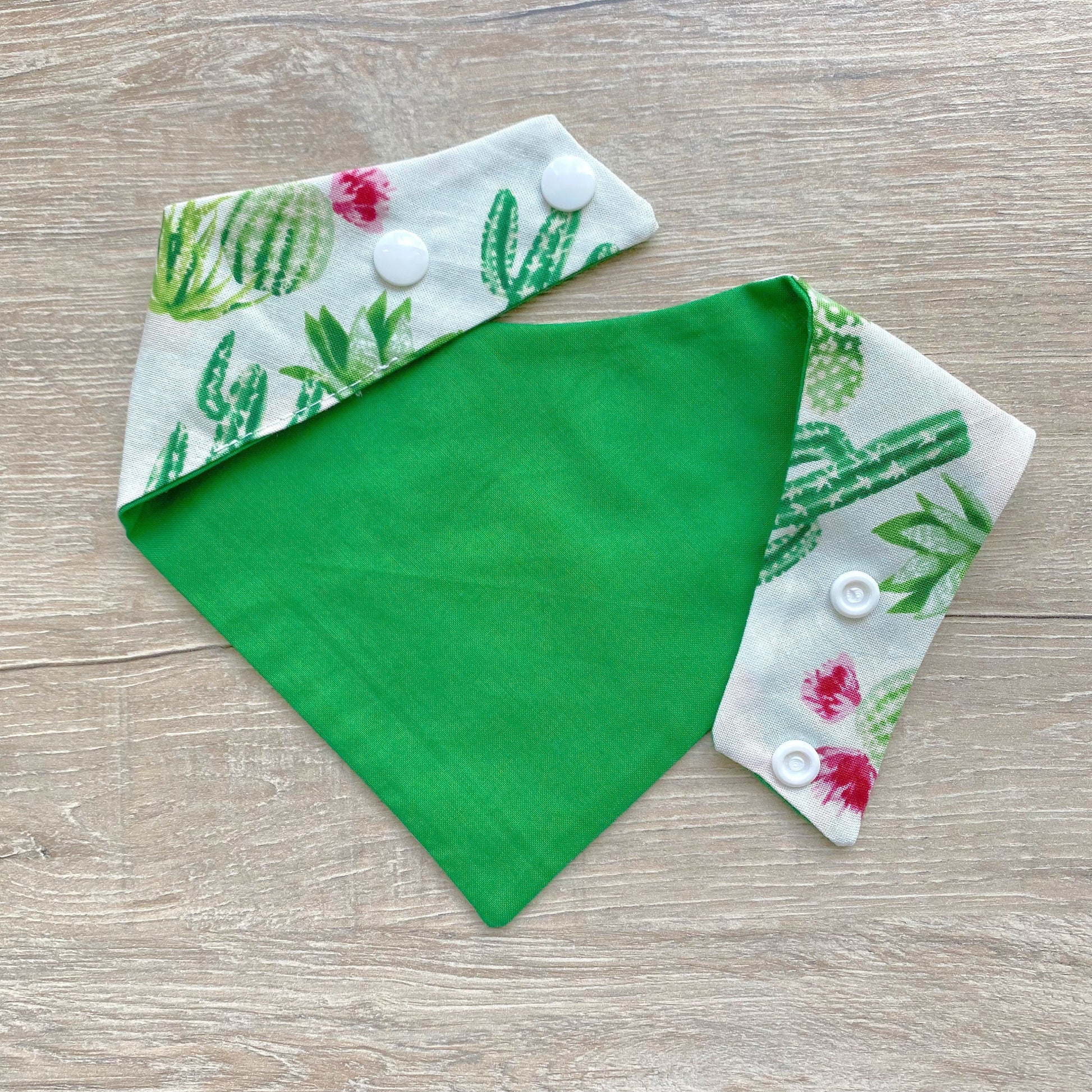 Green Cacti Dog Bandana