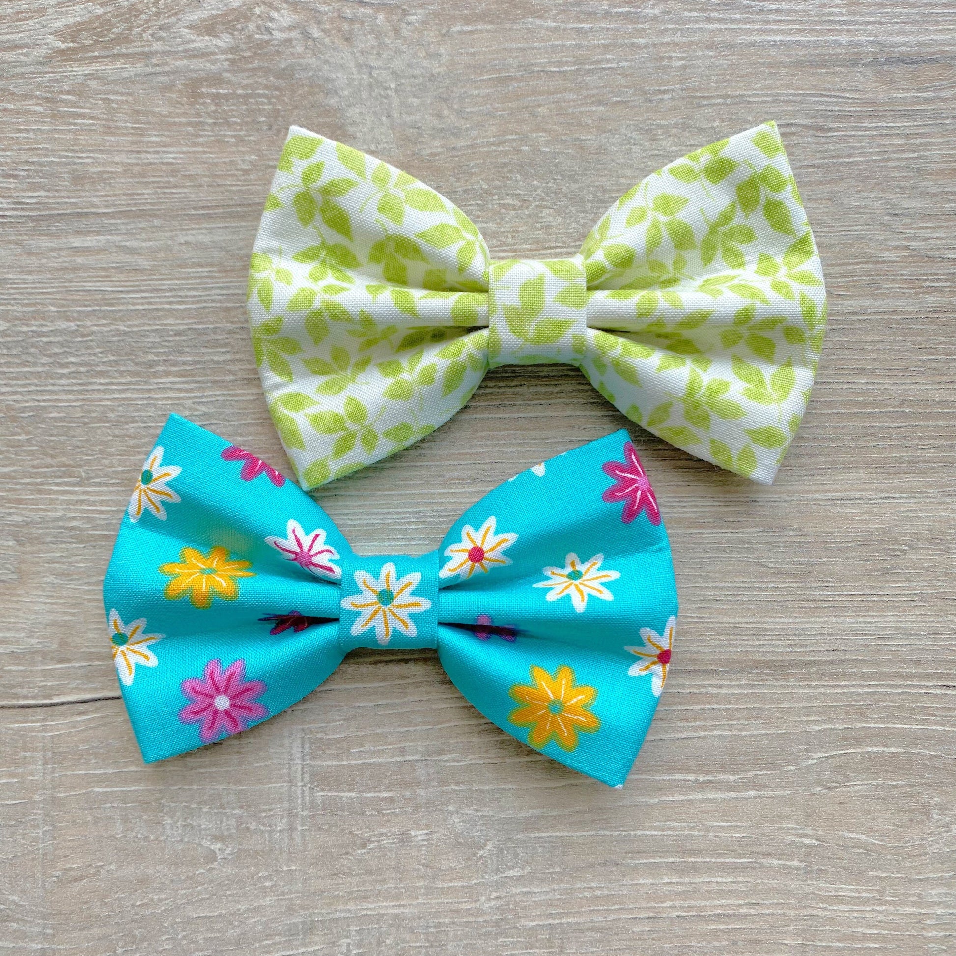 Assorted Flowers Dog Bowtie