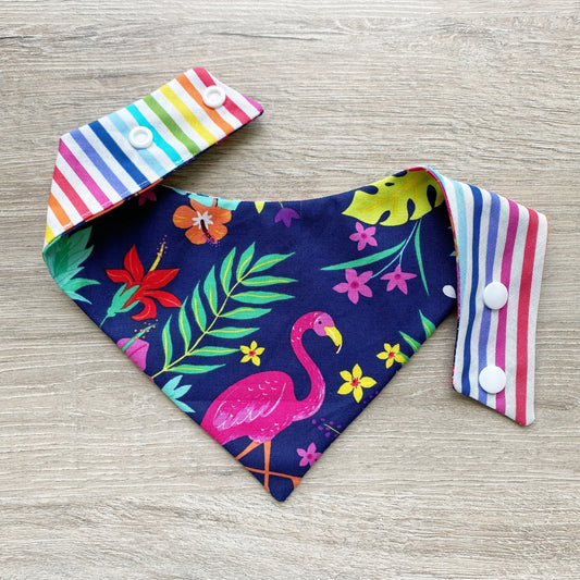 Tropical Summer Floral Dog Bandana