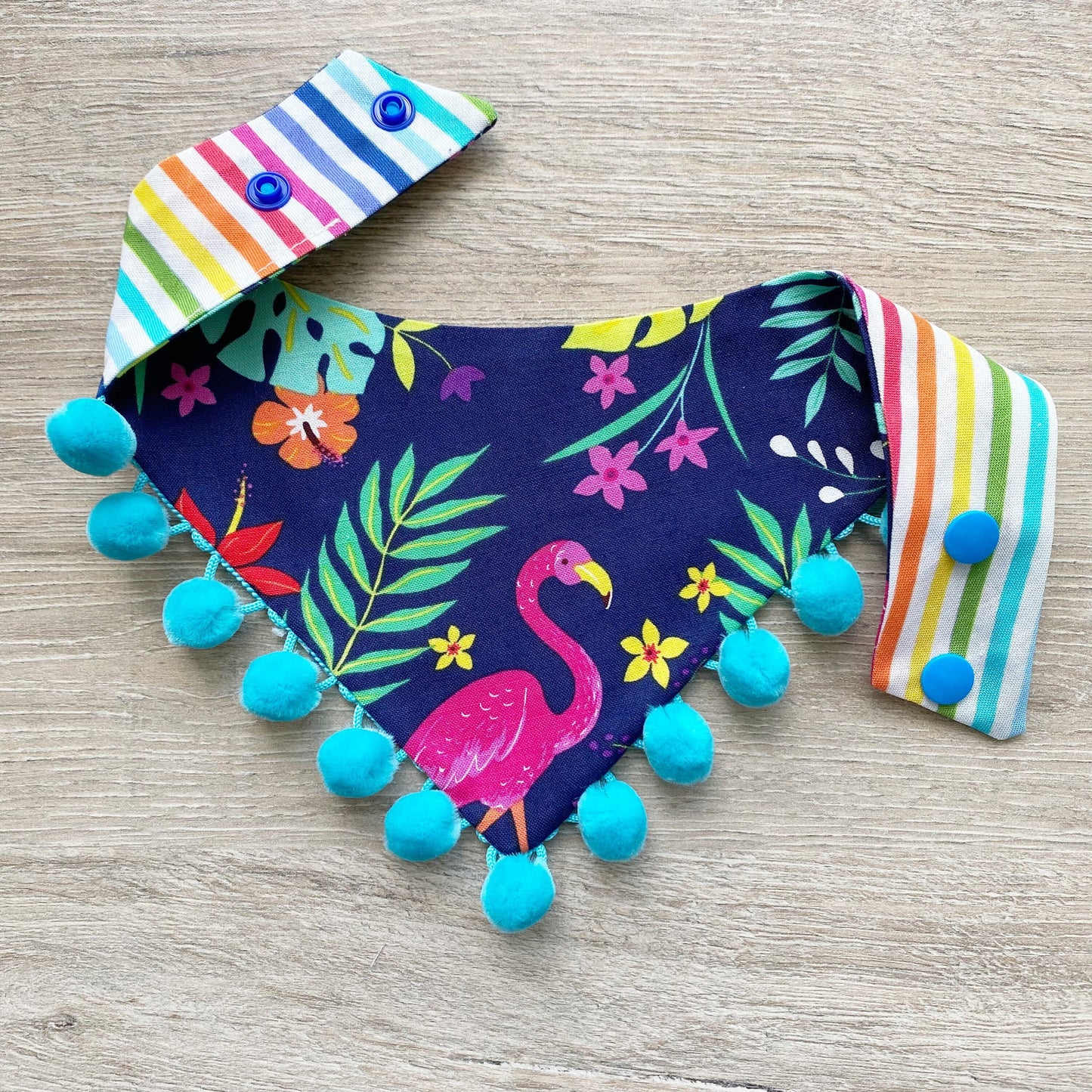 Tropical Summer Floral Dog Bandana