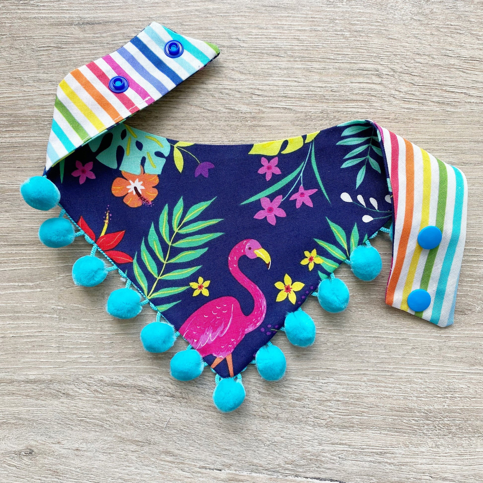 Tropical Summer Floral Dog Bandana
