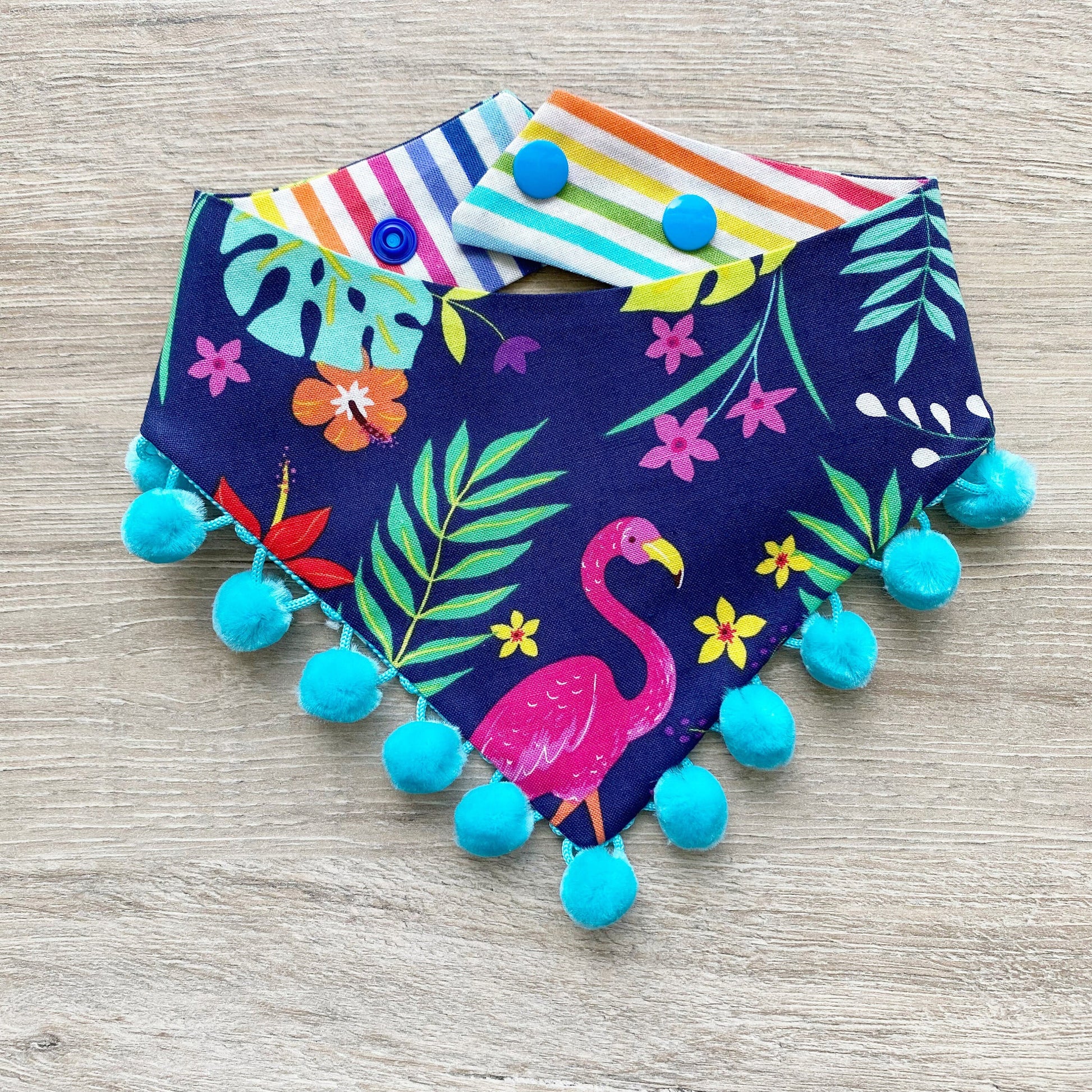 Tropical Summer Floral Dog Bandana