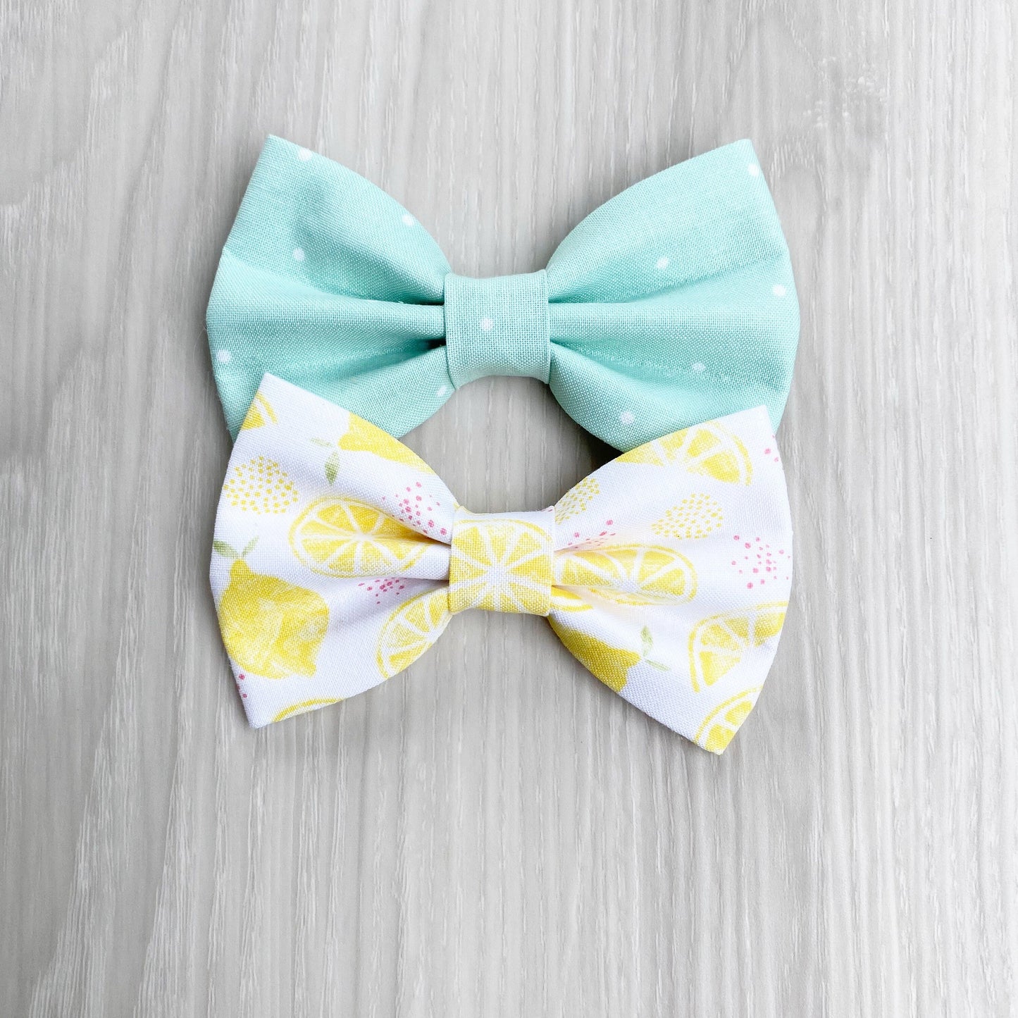 Handmade Summer Dog Bowtie, Adjustable Pet Collar Bow