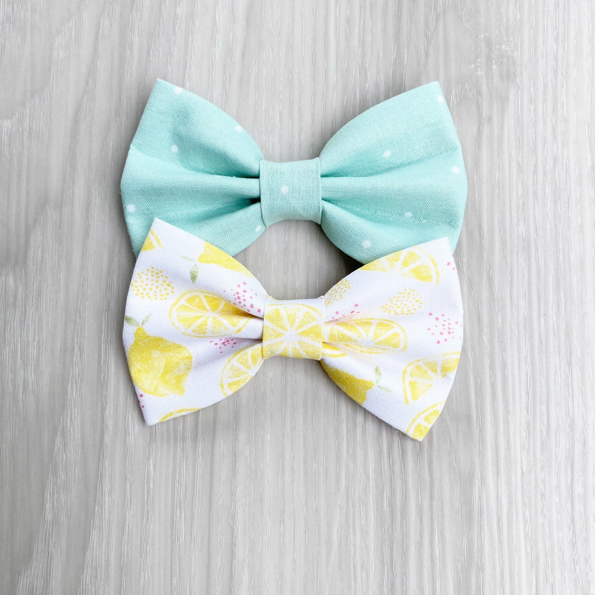 Handmade Summer Dog Bowtie, Adjustable Pet Collar Bow