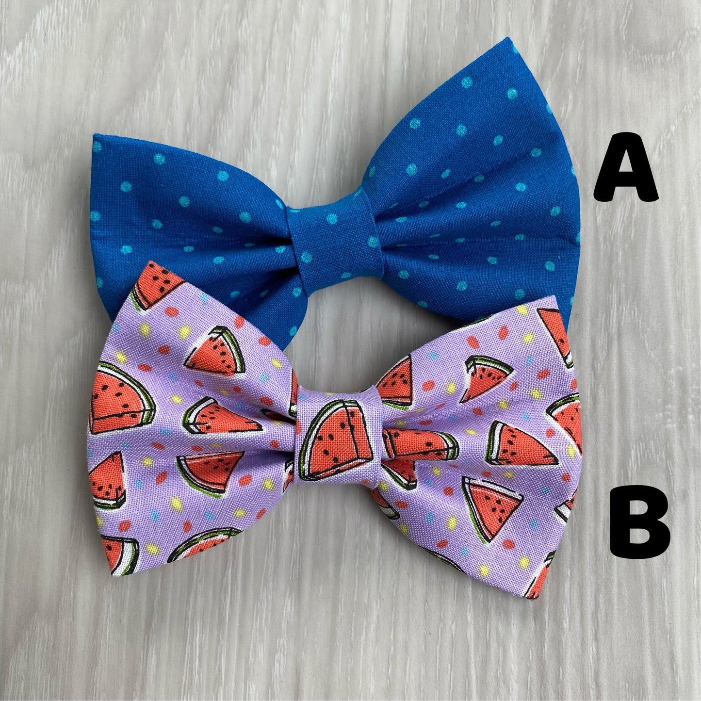 Handmade Summer Dog Bowtie, Pet Collar Accessory