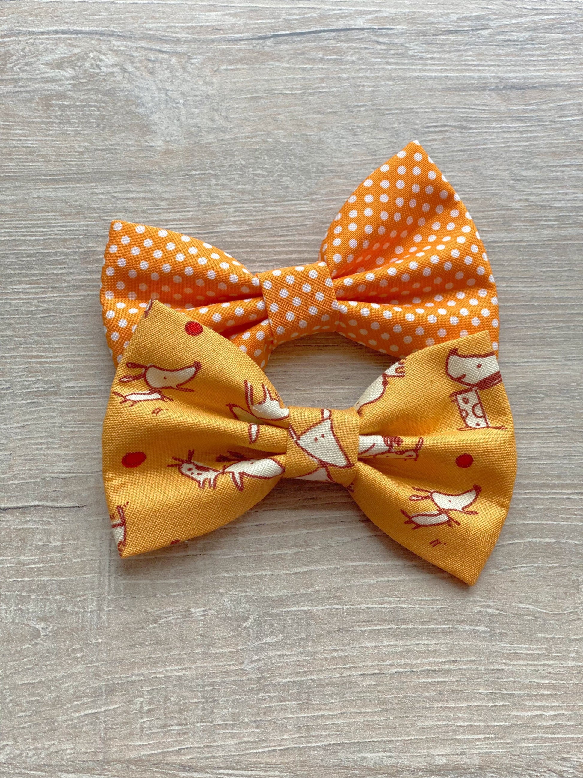 Plain Summer Pups Dog Bowtie