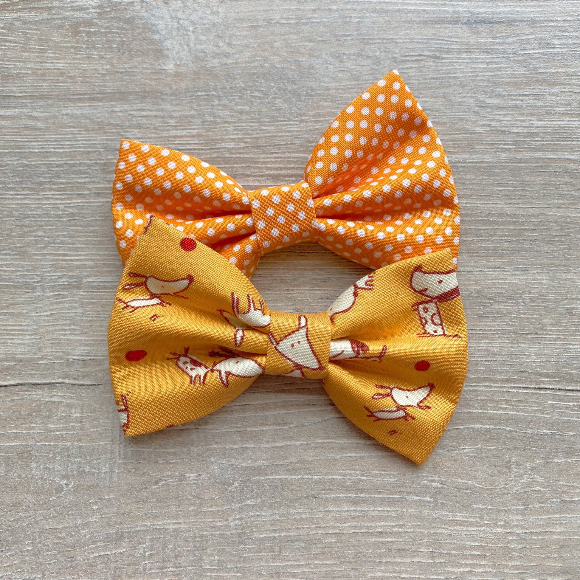 Plain Summer Pups Dog Bowtie