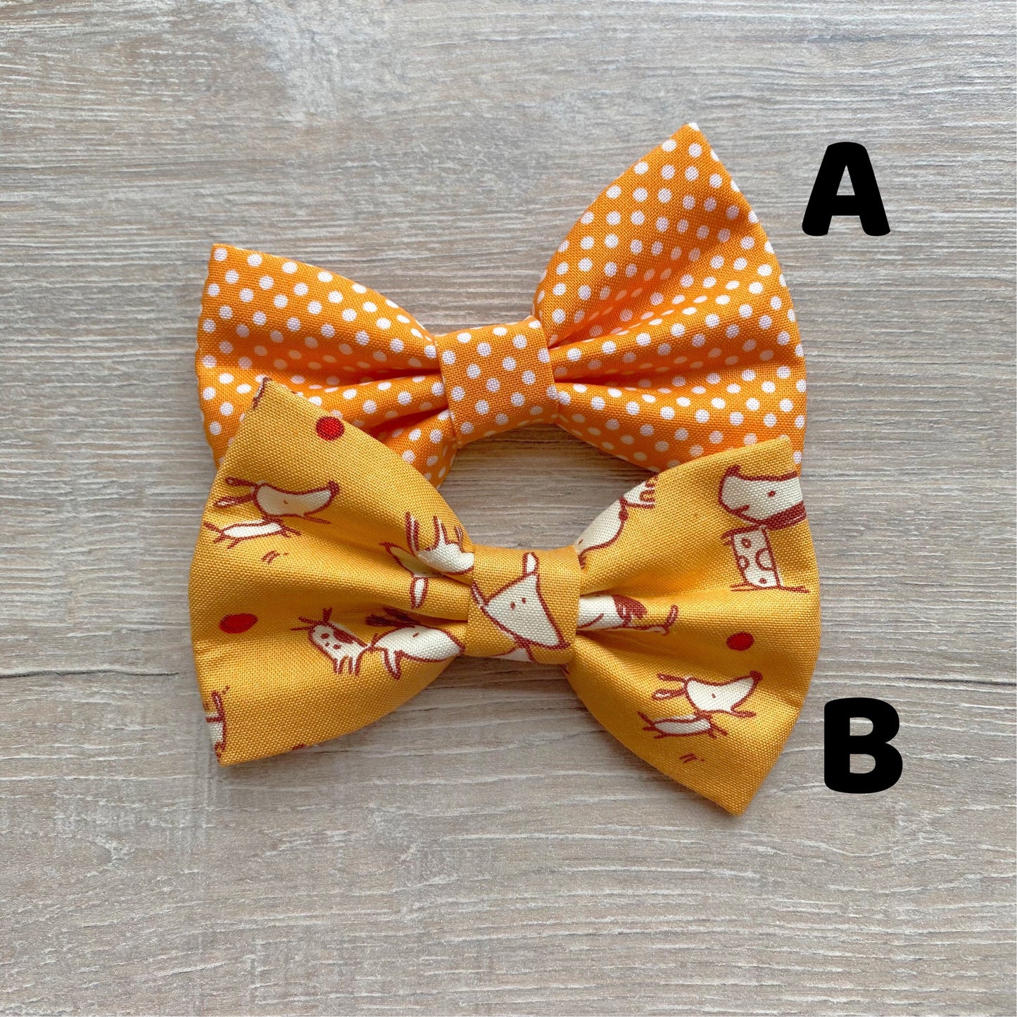 Plain Summer Pups Dog Bowtie