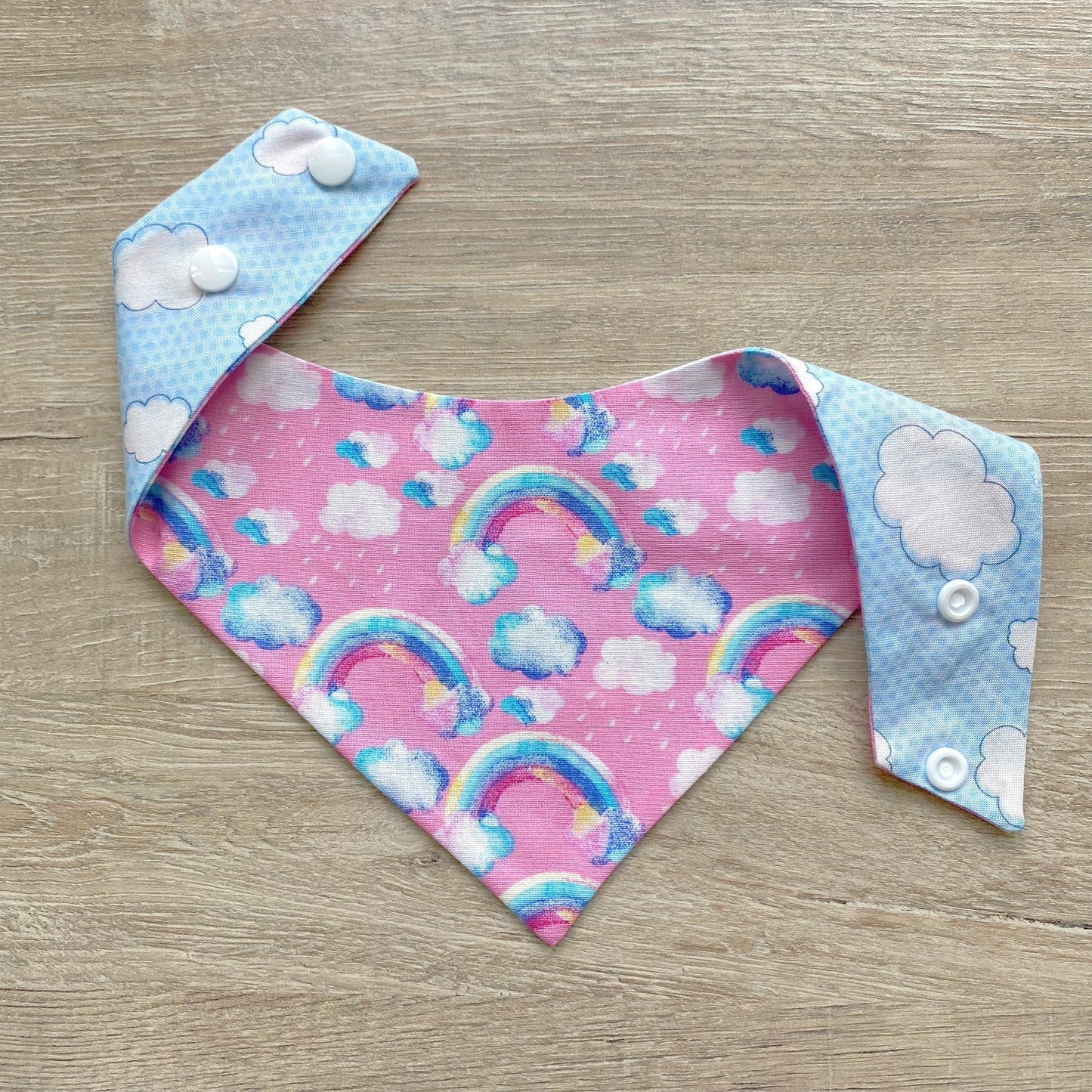 Rainbow Clouds Spring Dog bandana
