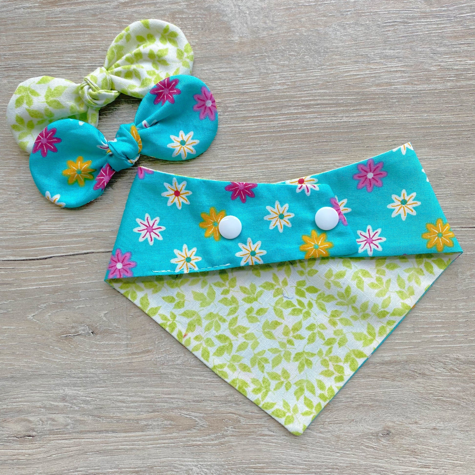 Assorted flowers Spring Dog bandana