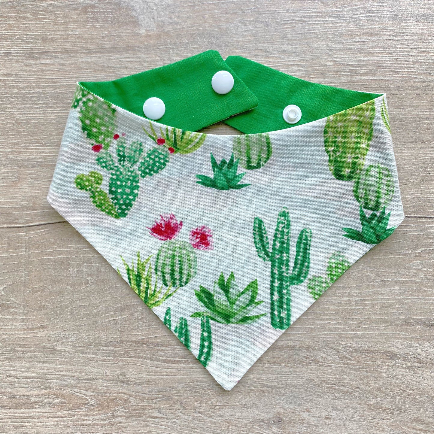 Green Cacti Dog Bandana