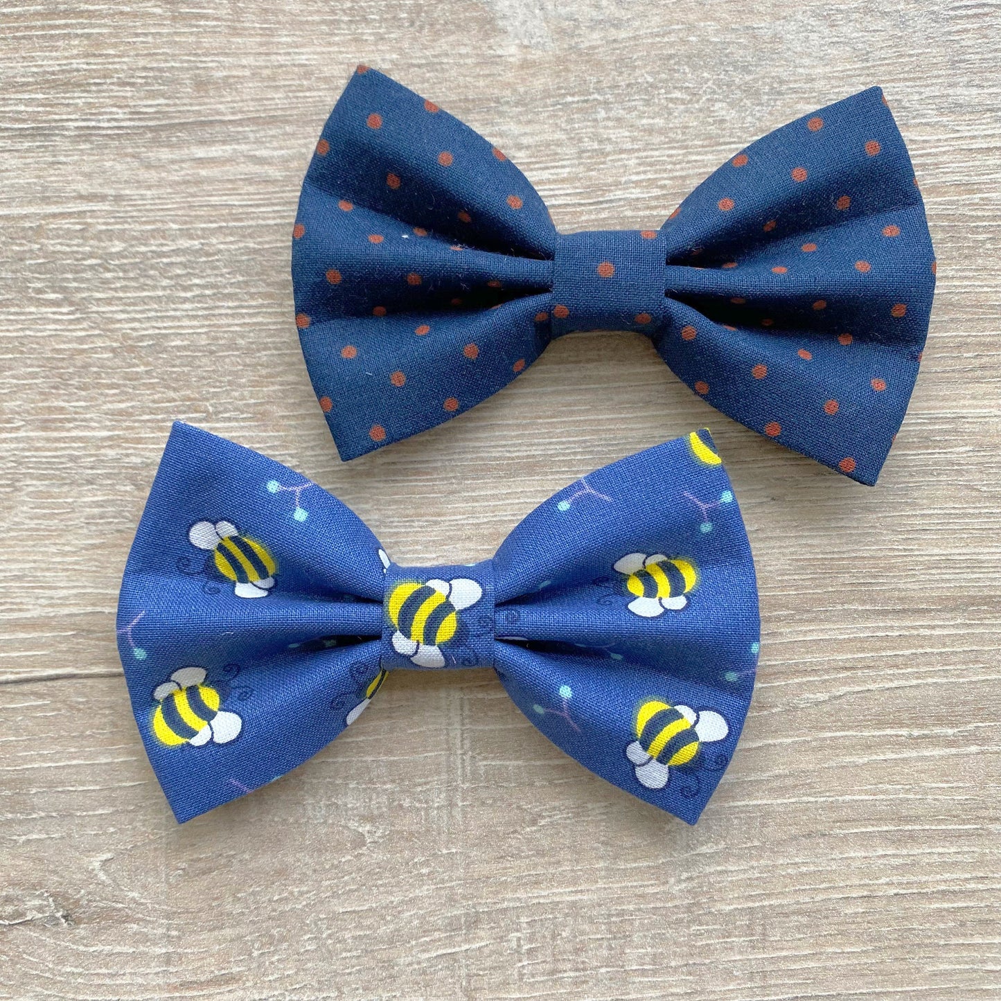 Lil Bees Dog Bowtie, pet accessories, bow ties, spring dog accessories, dog collar, pet bow tie
