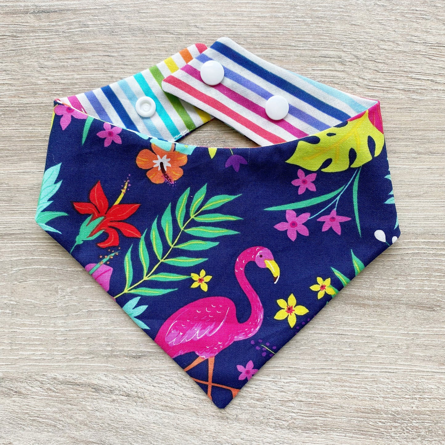 Tropical Summer Floral Dog Bandana