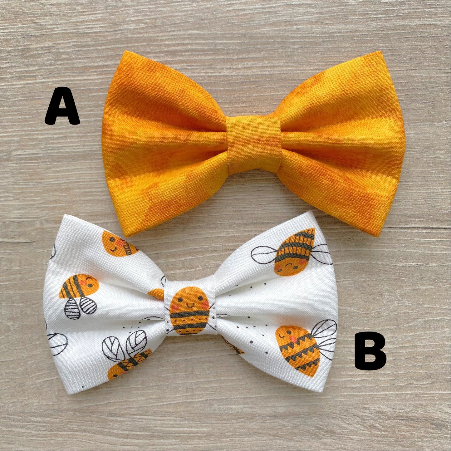 Honey Bees Dog Bowtie, pet accessories, bow ties, spring dog accessories, dog collar, pet bow tie