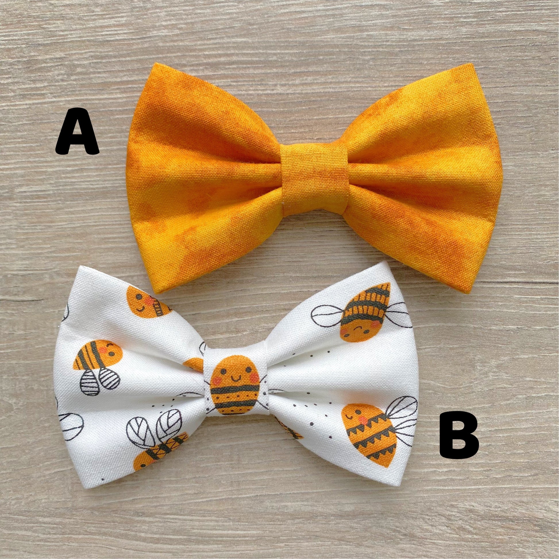 Honey Bees Dog Bowtie, pet accessories, bow ties, spring dog accessories, dog collar, pet bow tie
