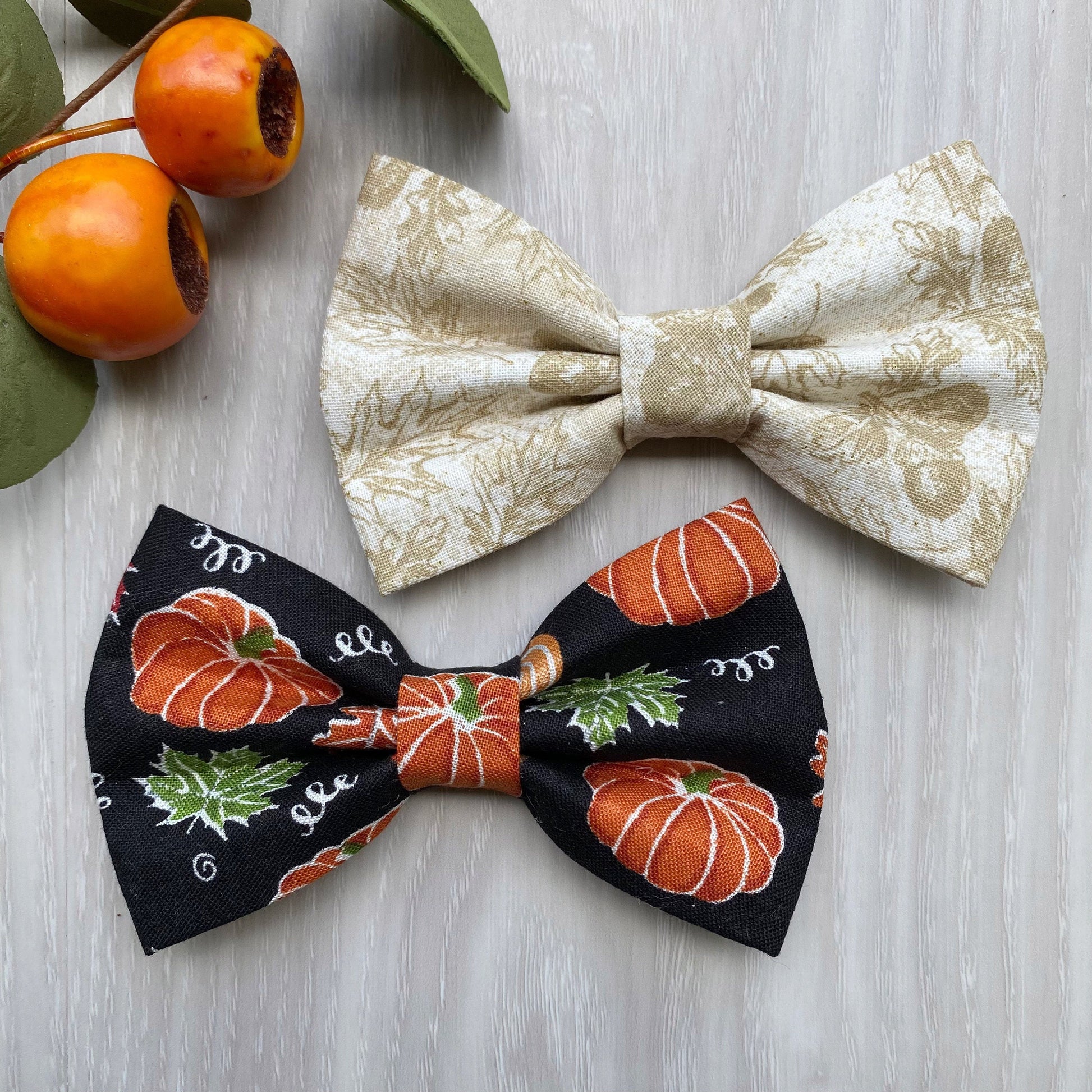 Fall dog bowtie, Pumpkin Donuts bowtie, pet accessories, bow ties, dog accessories, dog collar, pet bowtie