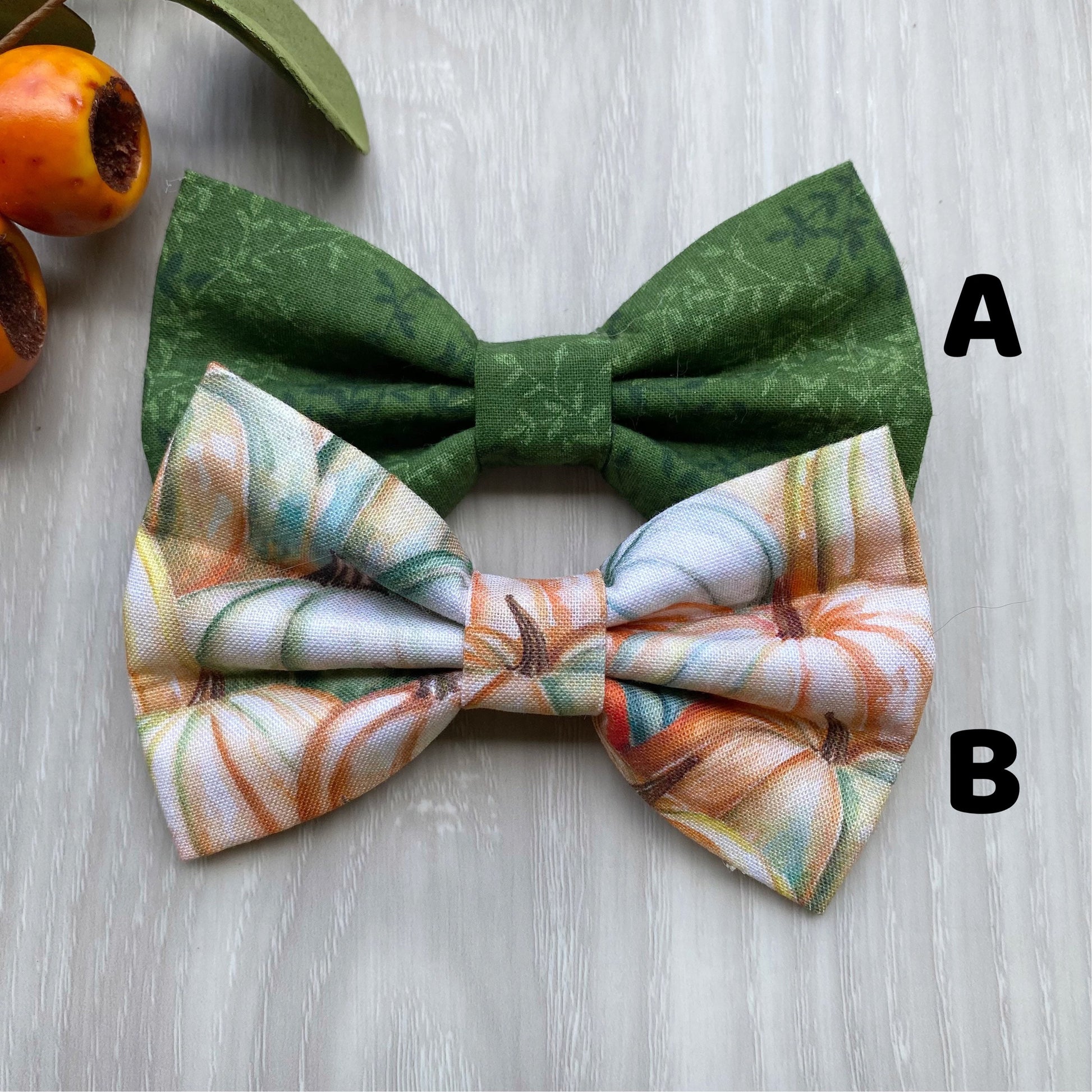 Fall dog bowtie, Pumpkin Pile bowtie, pet accessories, bow ties, dog accessories, dog collar, pet bowtie