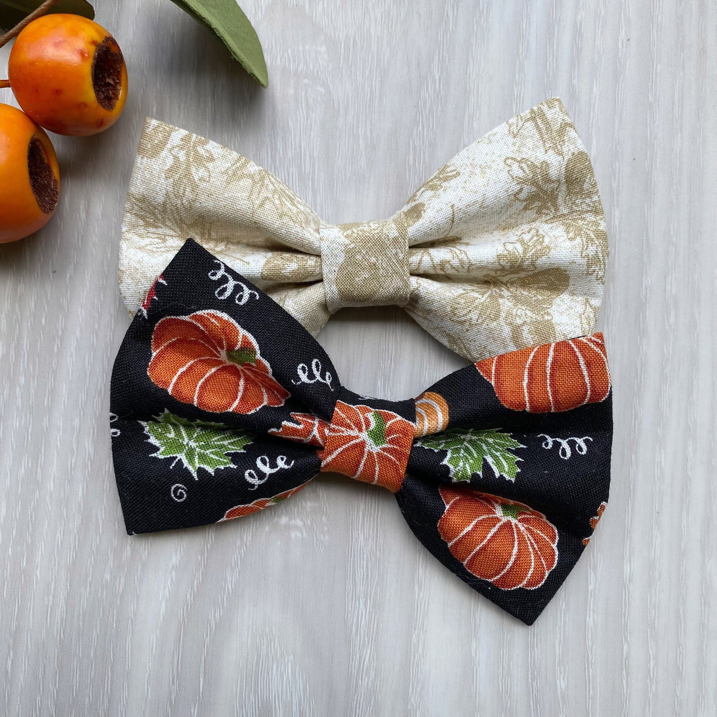 Fall dog bowtie, Pumpkin Donuts bowtie, pet accessories, bow ties, dog accessories, dog collar, pet bowtie
