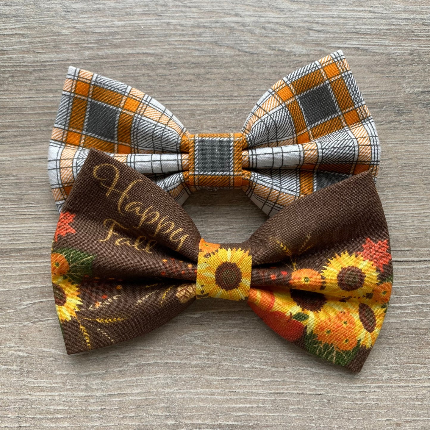 Autumn Dog Bowtie, Colorful Fall Prints, Dog Collar Accessory