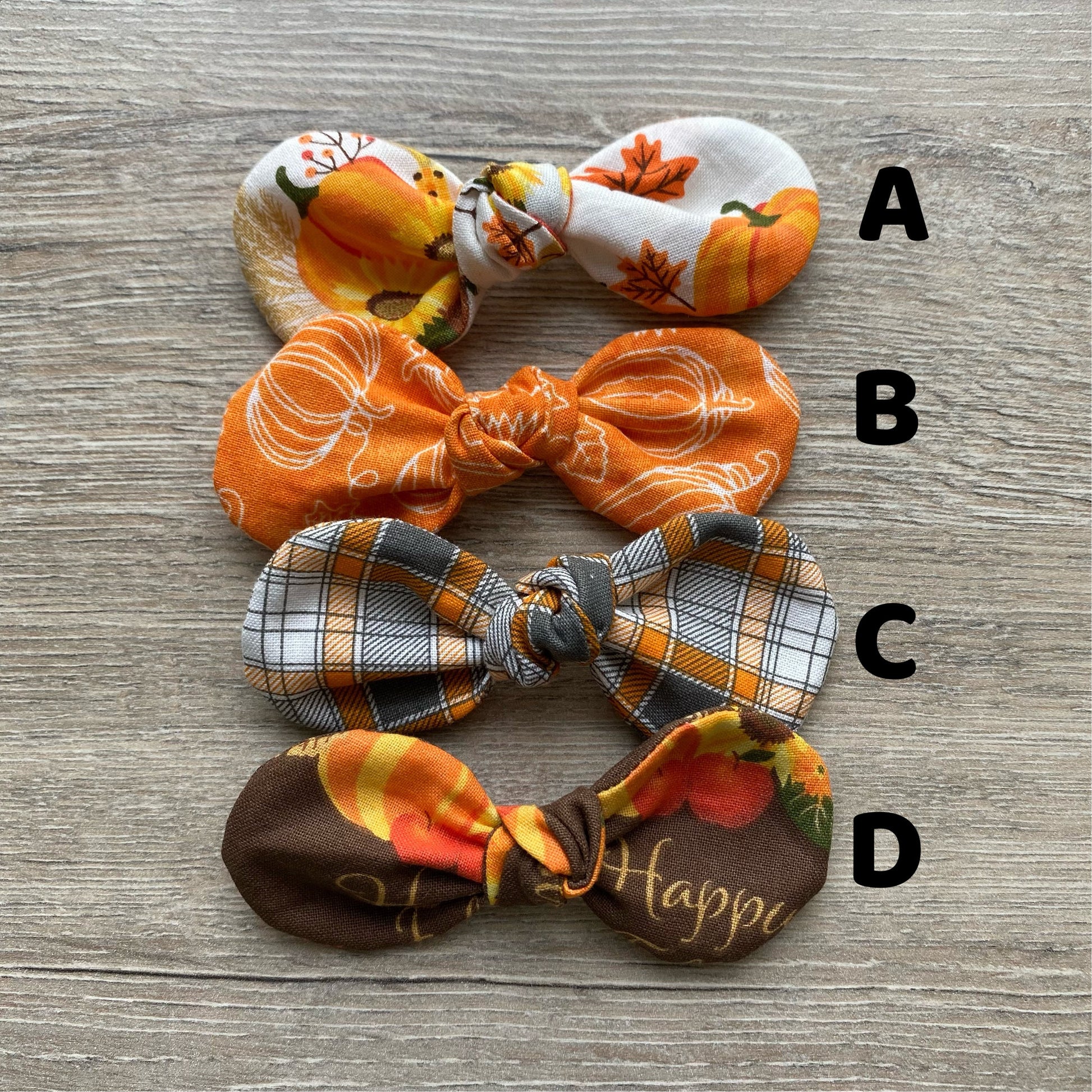 Fall Plaid Dog Hair Bow, Handmade Cotton Clip