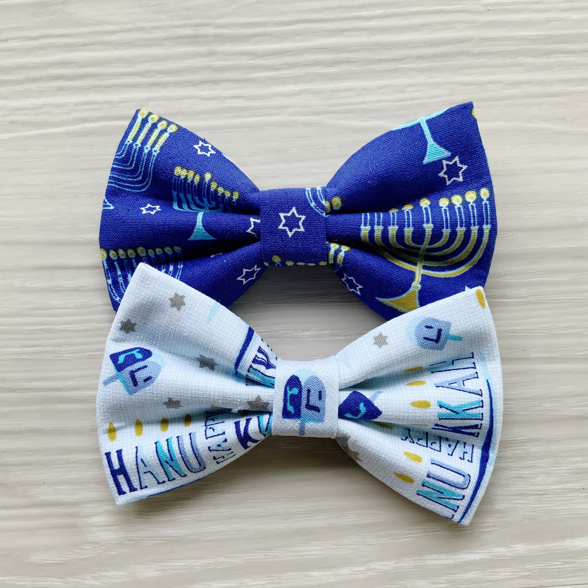 Hanukkah Dog bowties, Jewish Dog bowties, Dog Collar Bow Tie, Dog Accessories,