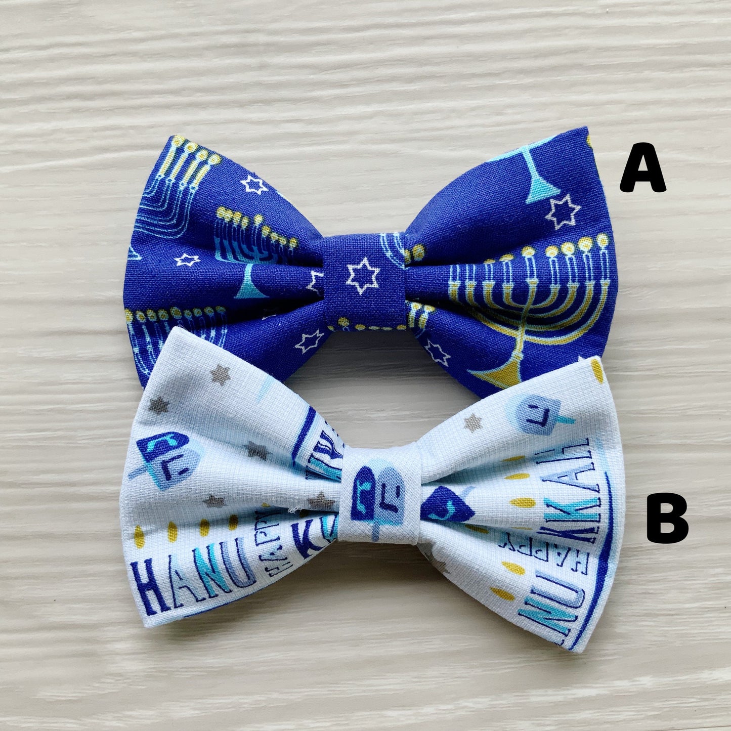 Hanukkah Dog bowties, Jewish Dog bowties, Dog Collar Bow Tie, Dog Accessories,