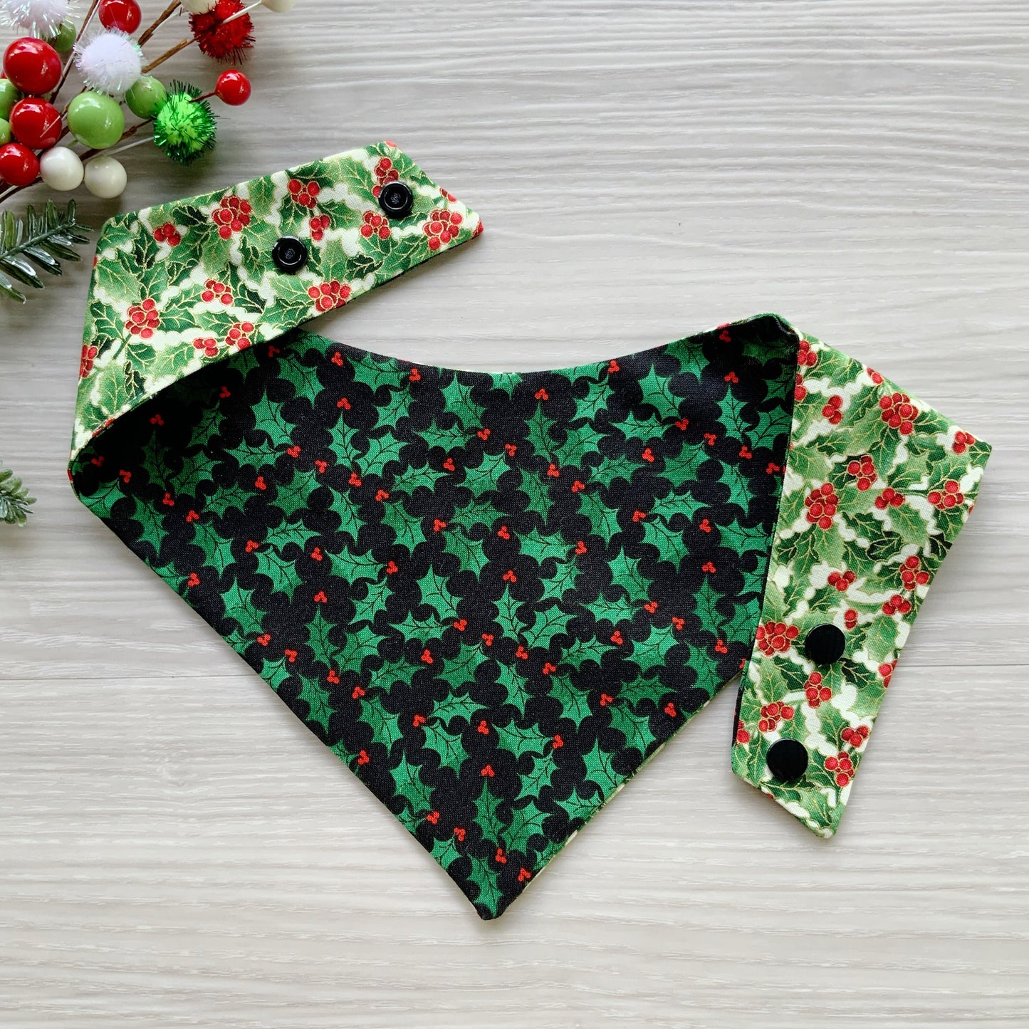Christmas Mistletoes Dog bandana