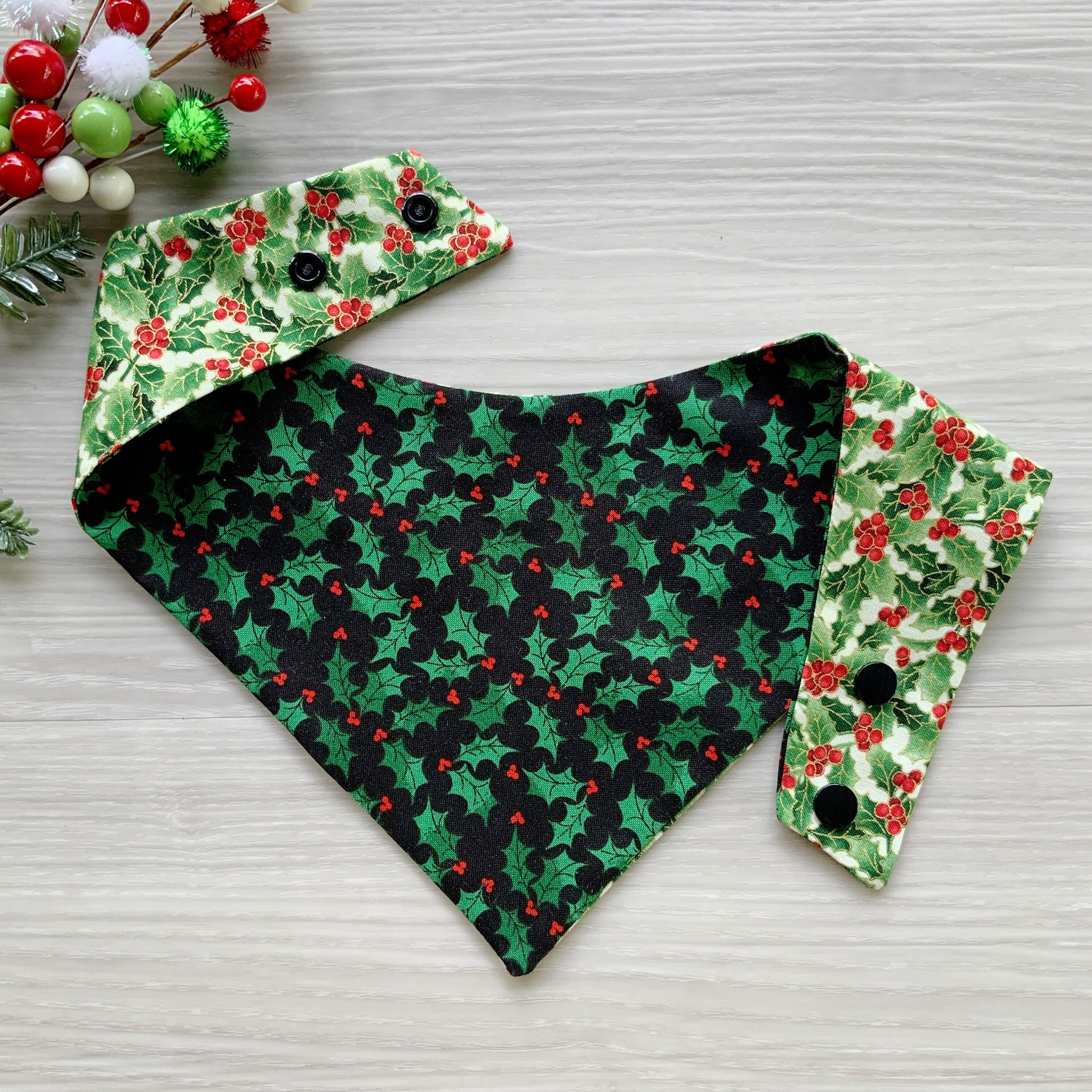 Christmas Mistletoes Dog bandana