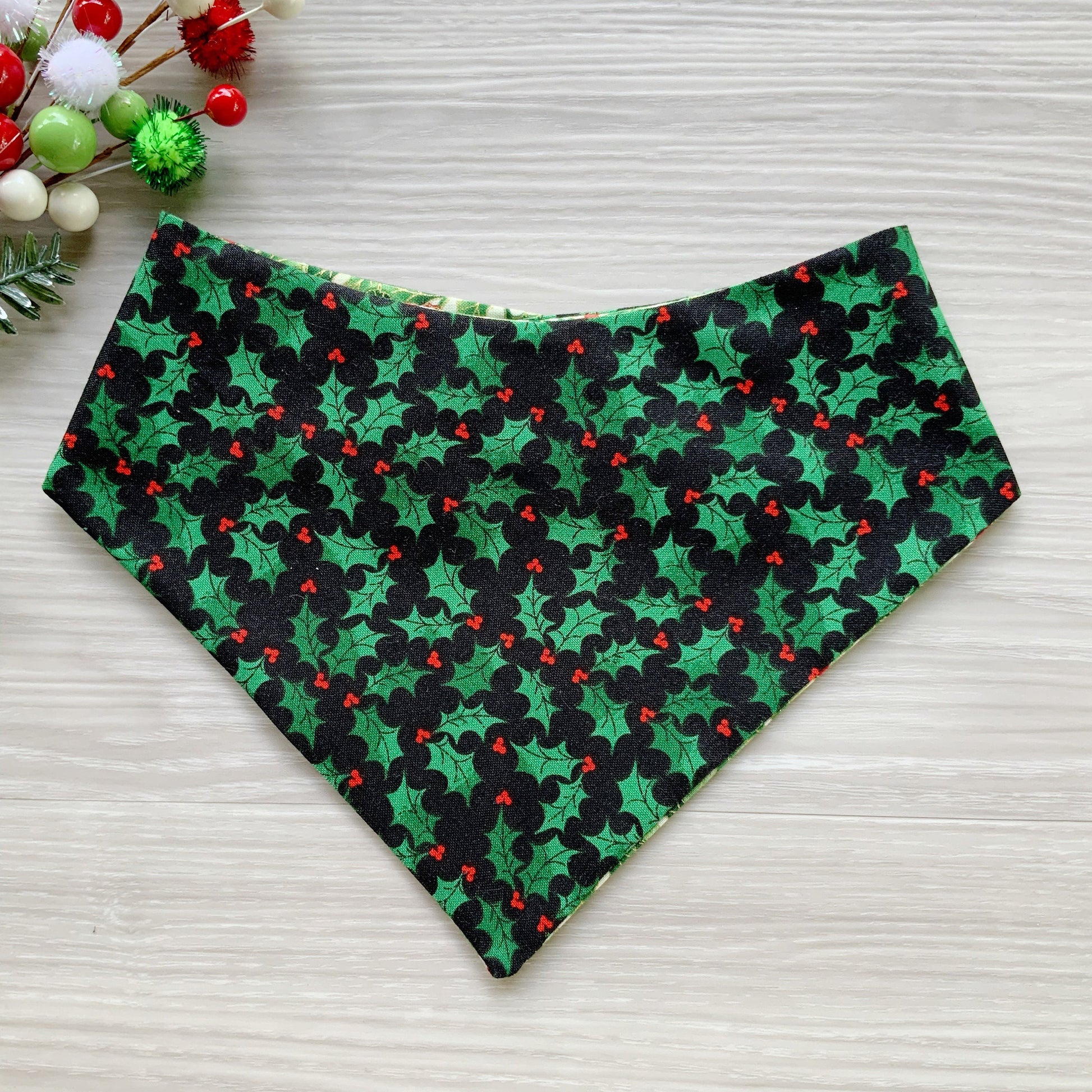 Christmas Mistletoes Dog bandana