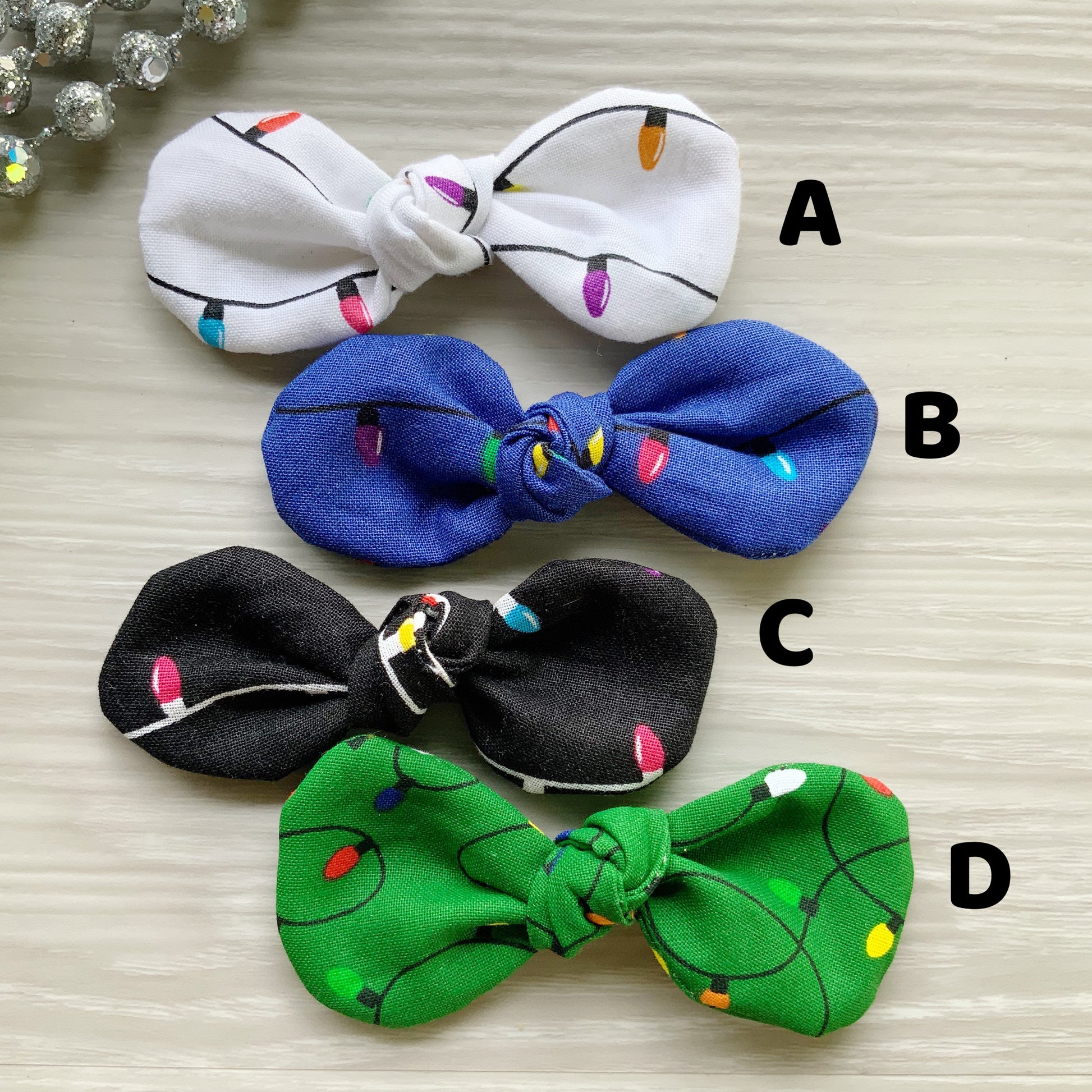 Christmas hair bows,