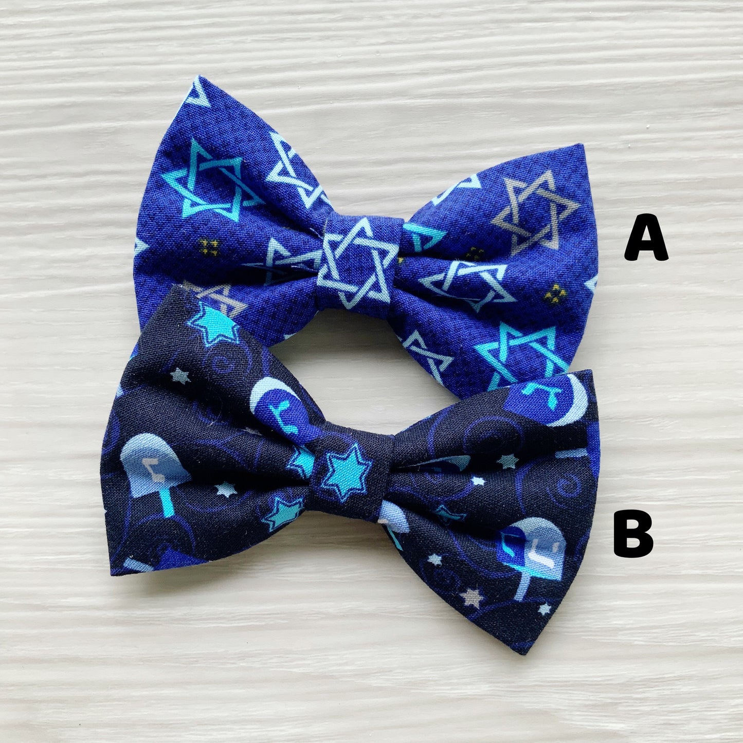 Hanukkah Dog bowties, Jewish Dog bowties, Dog Collar Bow Tie, Dog Accessories,