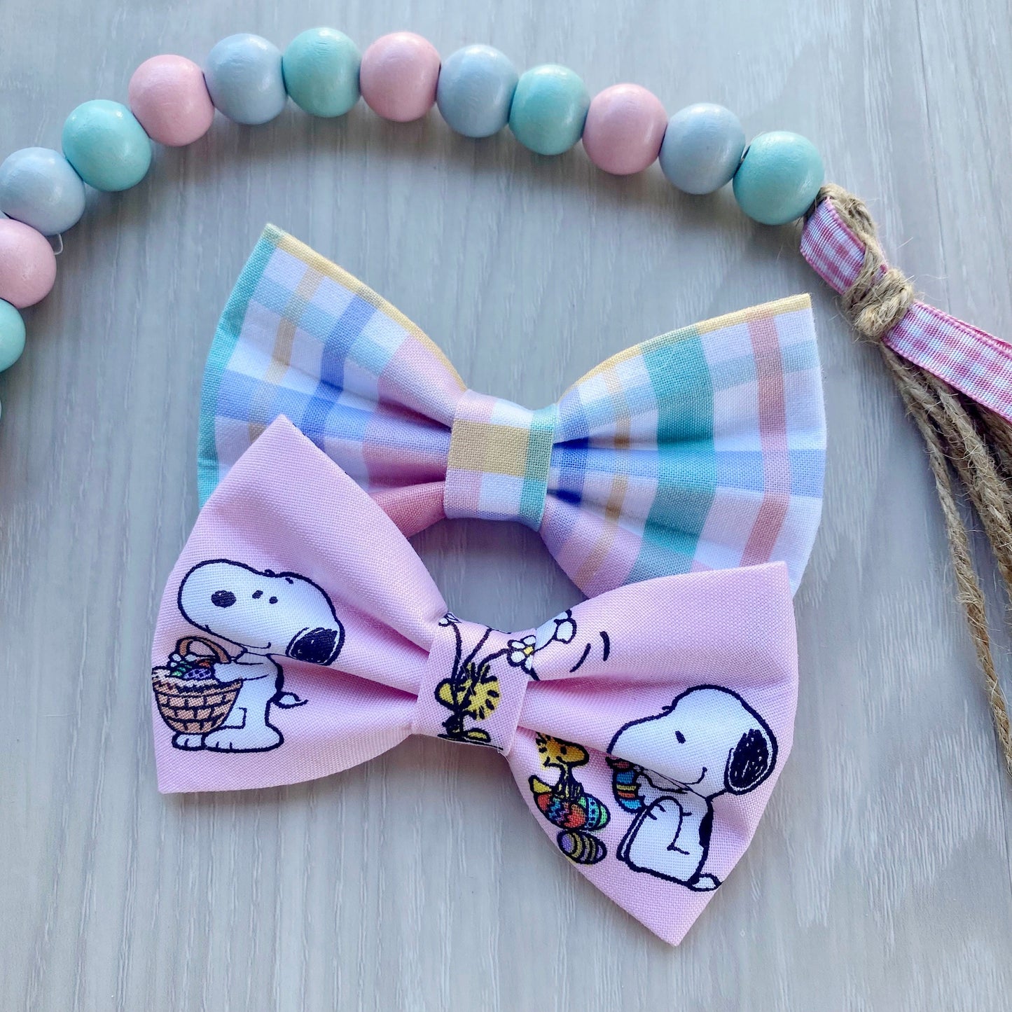 Easter dog bow tie, snoopy,