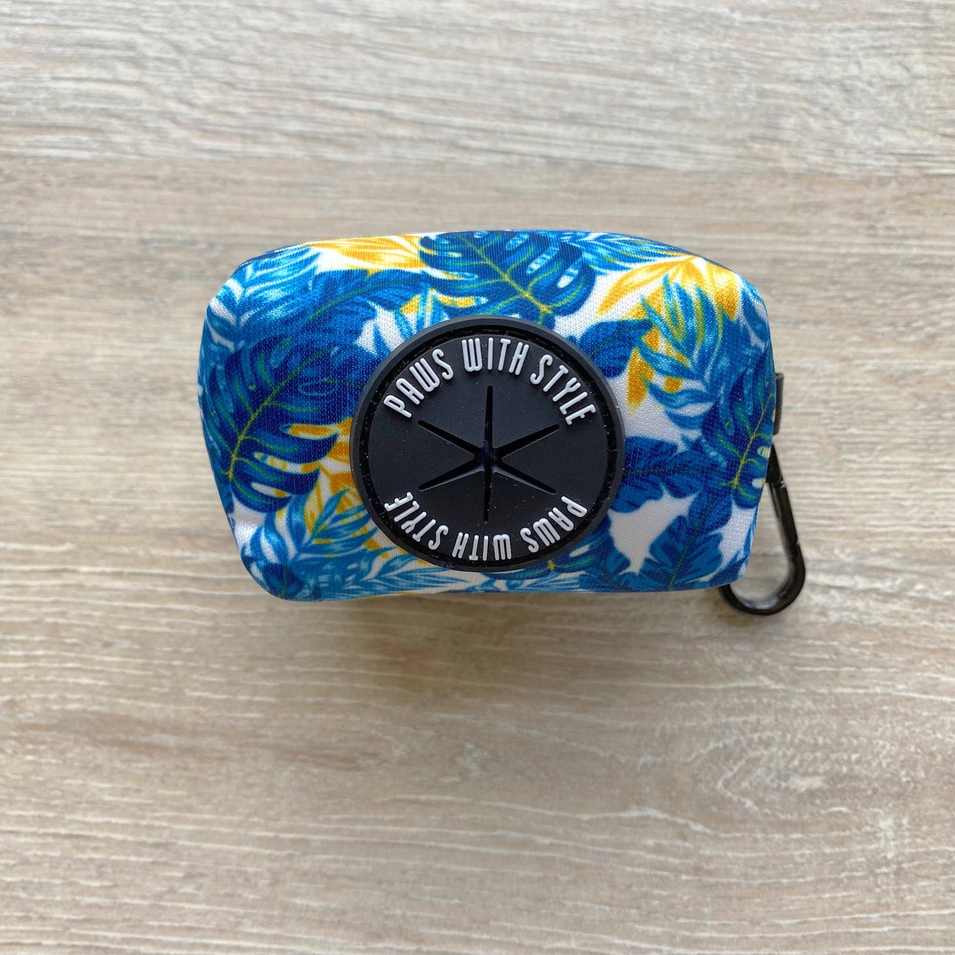 BUNDLE Set Blue Tropical Dog Adjustable Harness