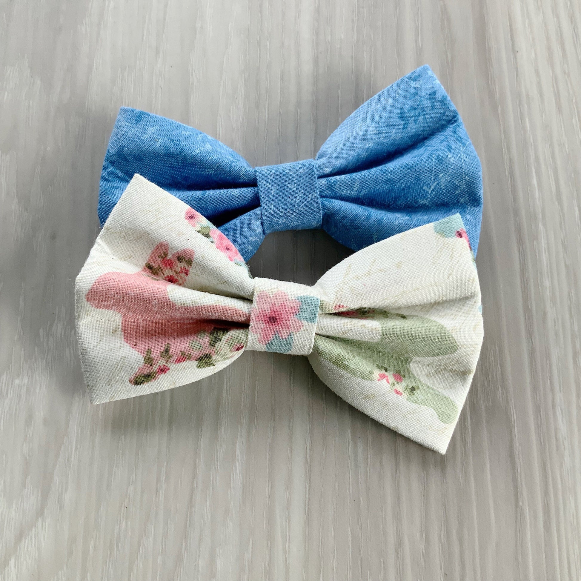 Easter Dog Bow Tie, Floral Bunny, Sailor Bow