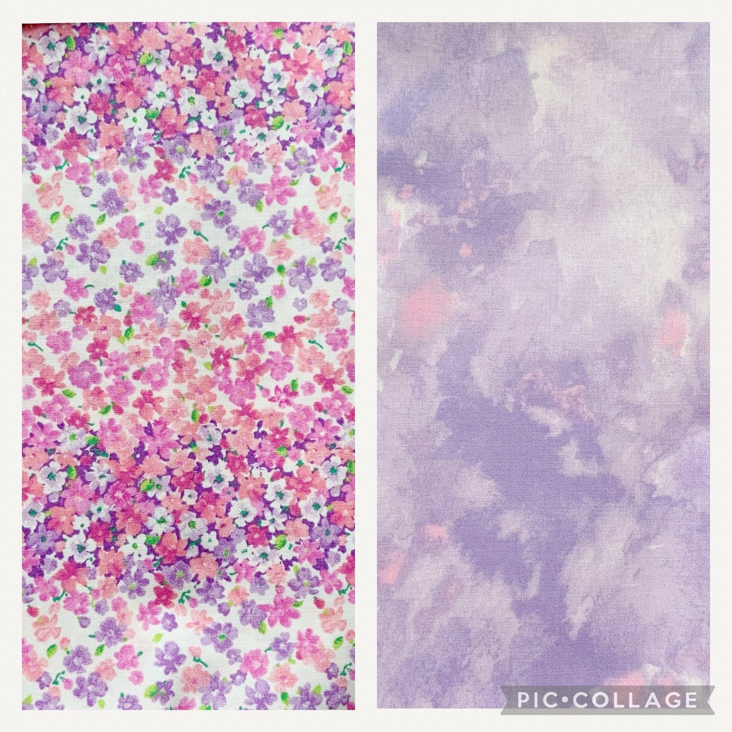 Spring Floral Dog Bandana, Purple Ombre, Snap On