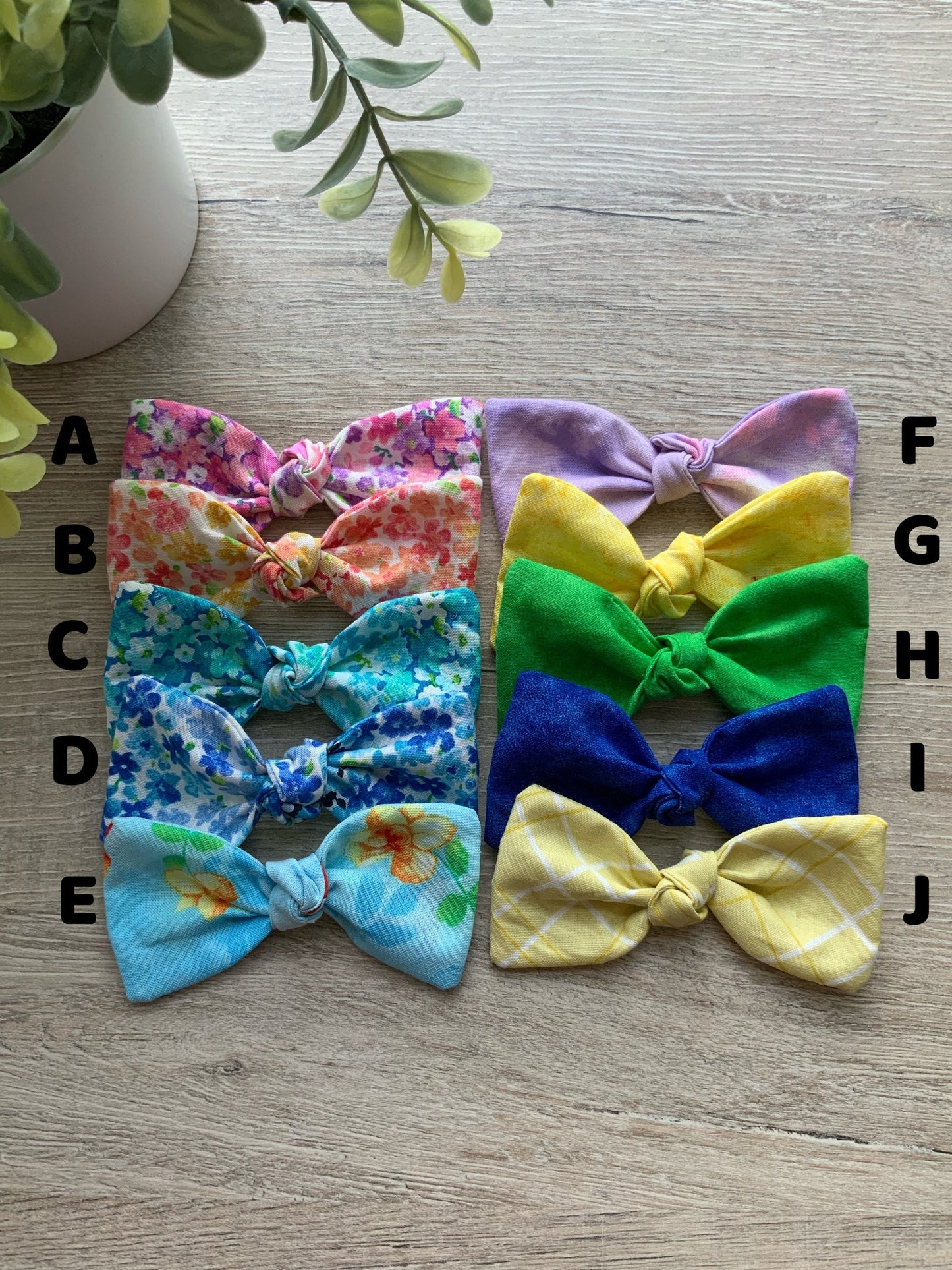 Spring Floral Dog Hair Bow, Puppy Alligator Clip or French Barrette
