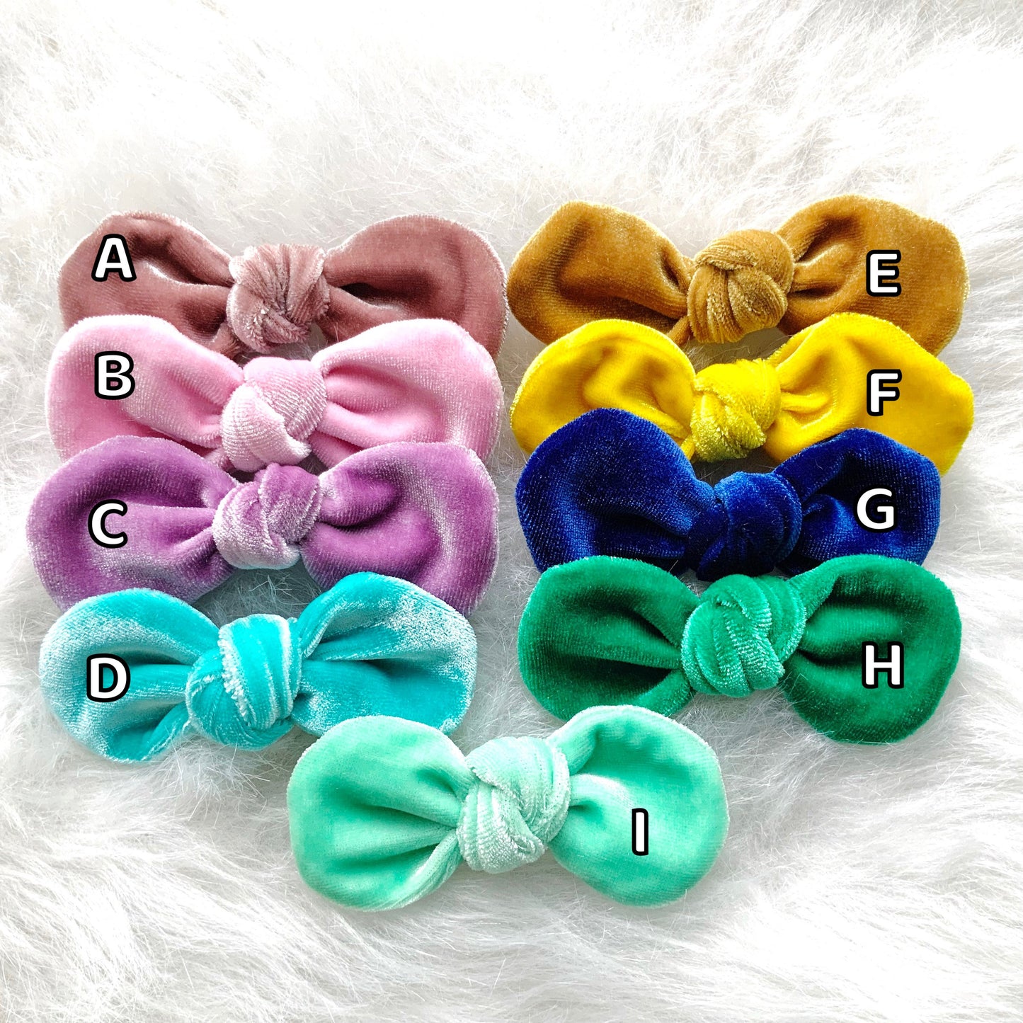 Velvet Dog hair bow