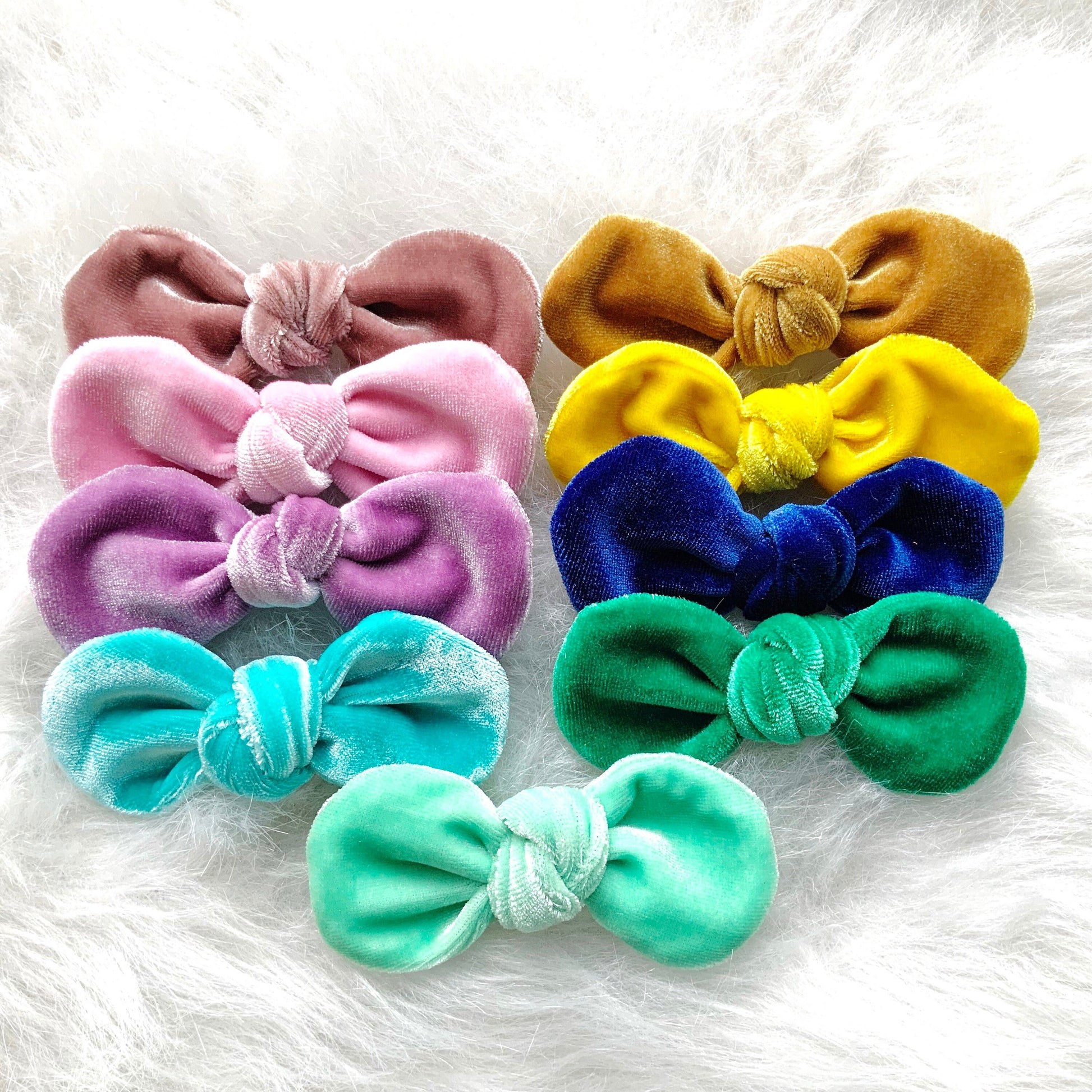 Velvet Dog hair bow