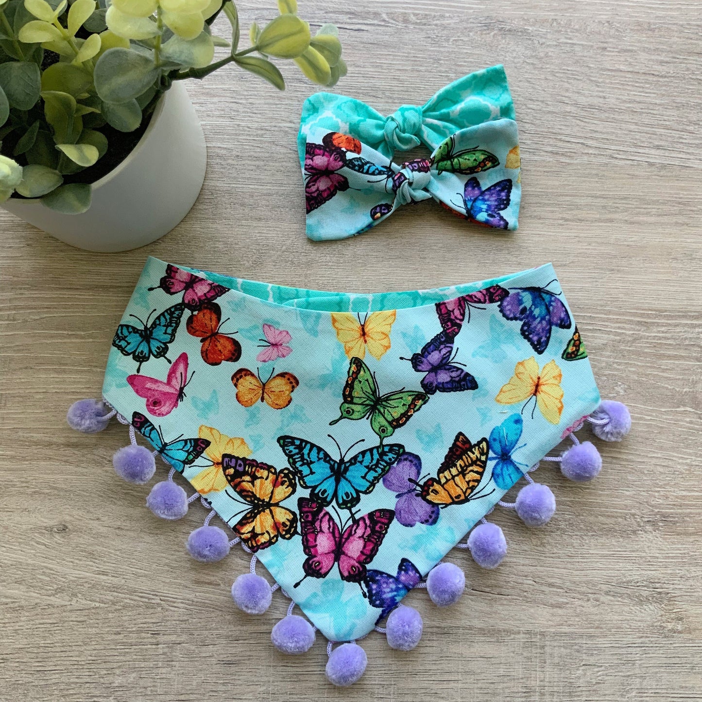 Butterfly Spring Dog bandana
