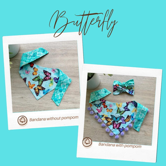 Butterfly Spring Dog bandana
