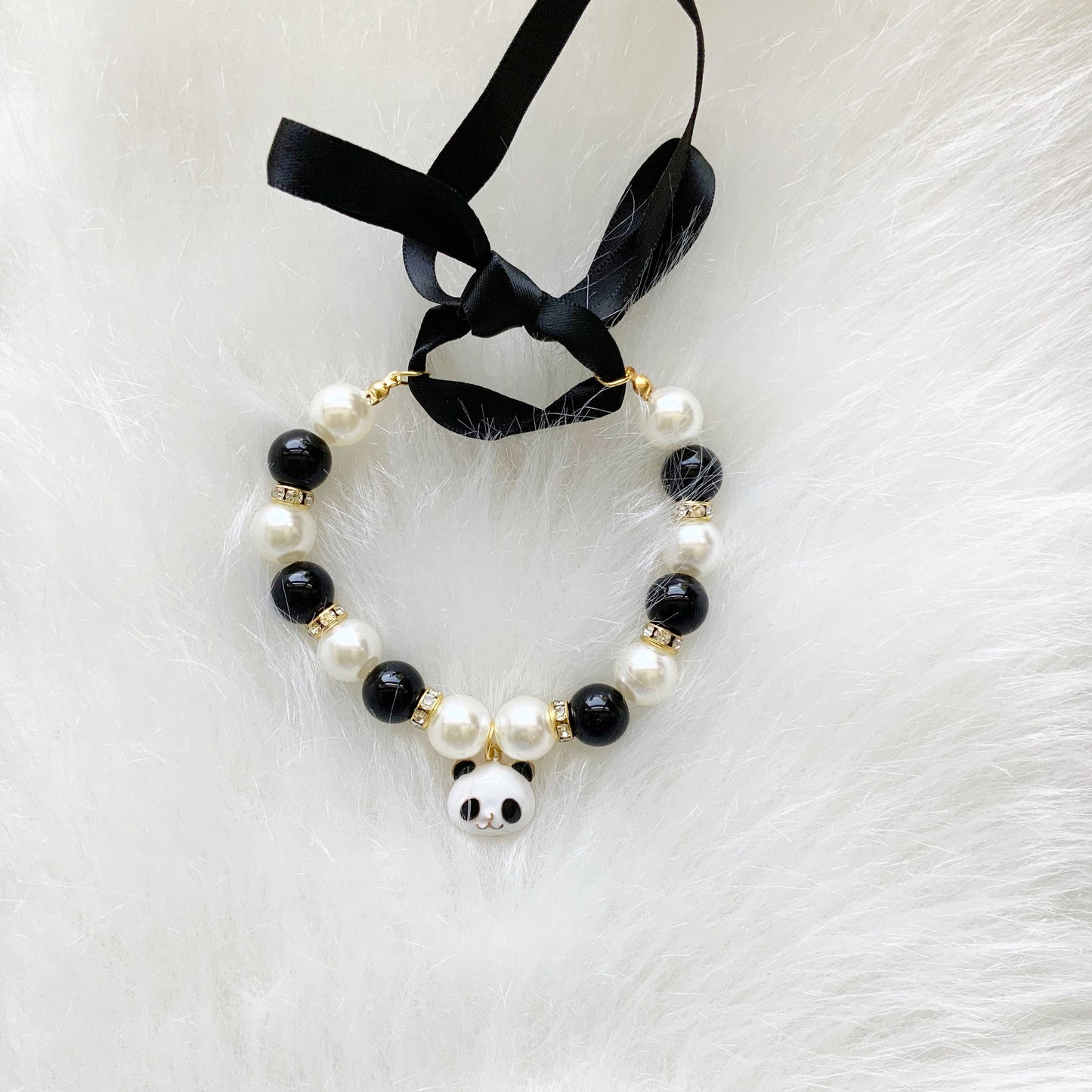 12mm Beaded Pet Necklace