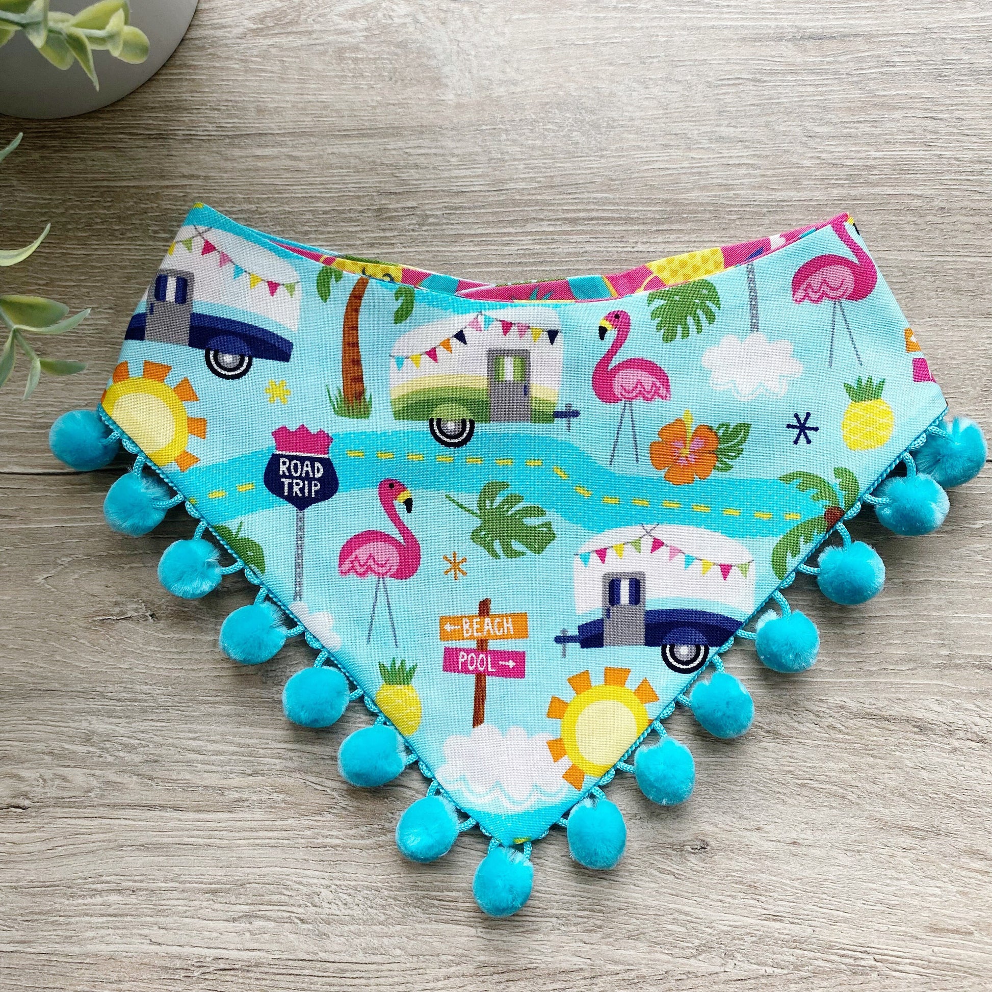 Cactus Road-trip Floral Dog Bandana