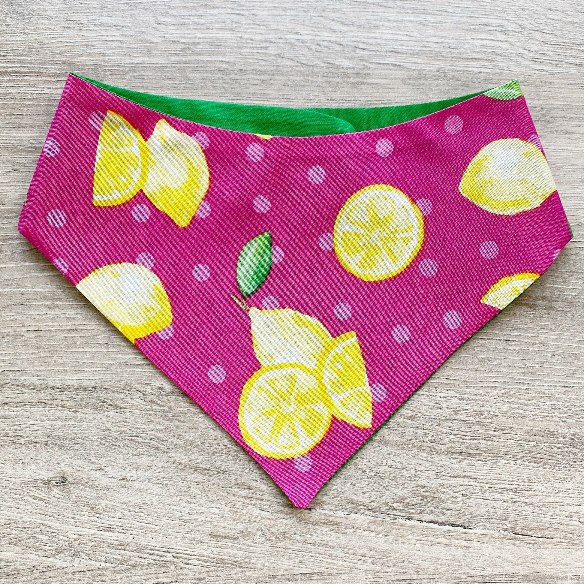 Pink Lemonade Summer Dog bandana